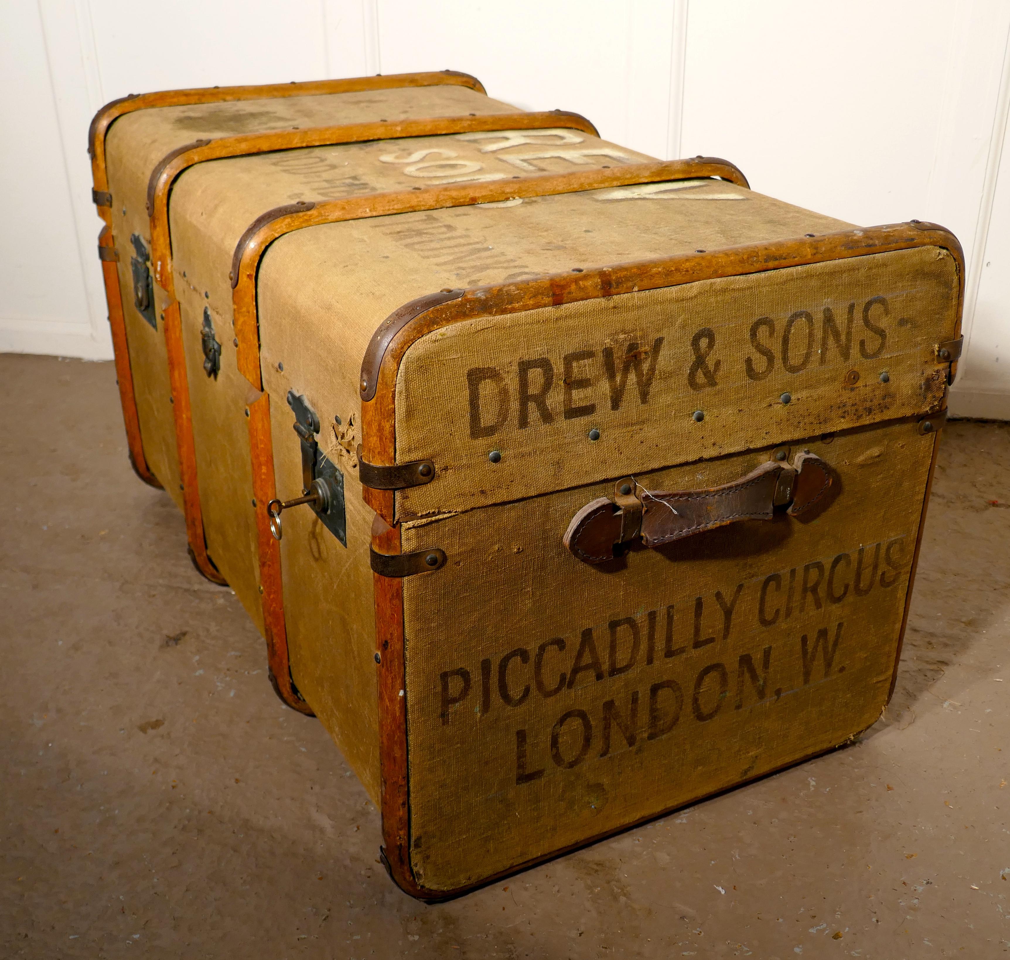 vintage steamer trunks