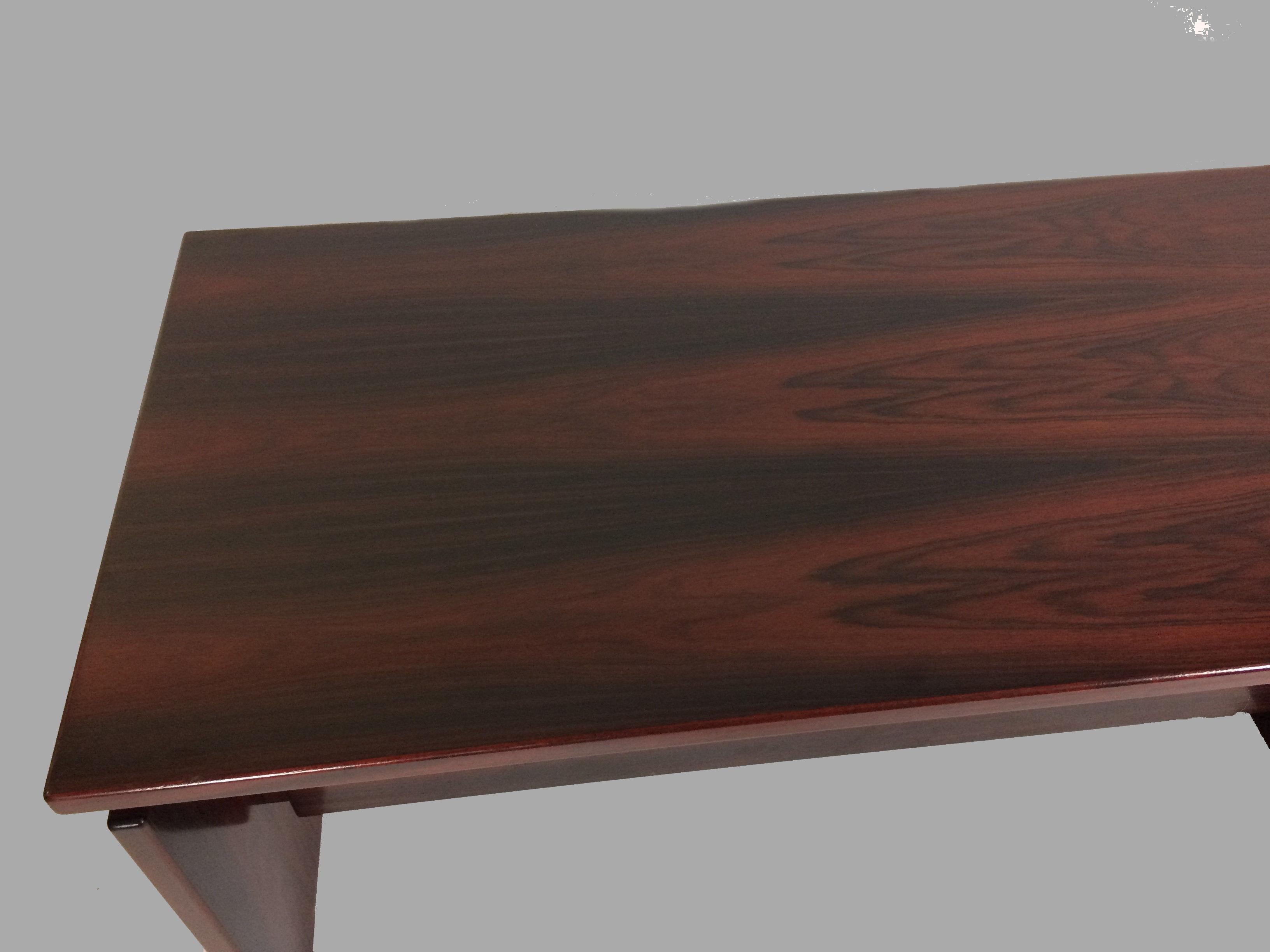 Danish 1990s Excecutive Desk in Rosewood by Bent Silberg for Bent Silberg Mobler