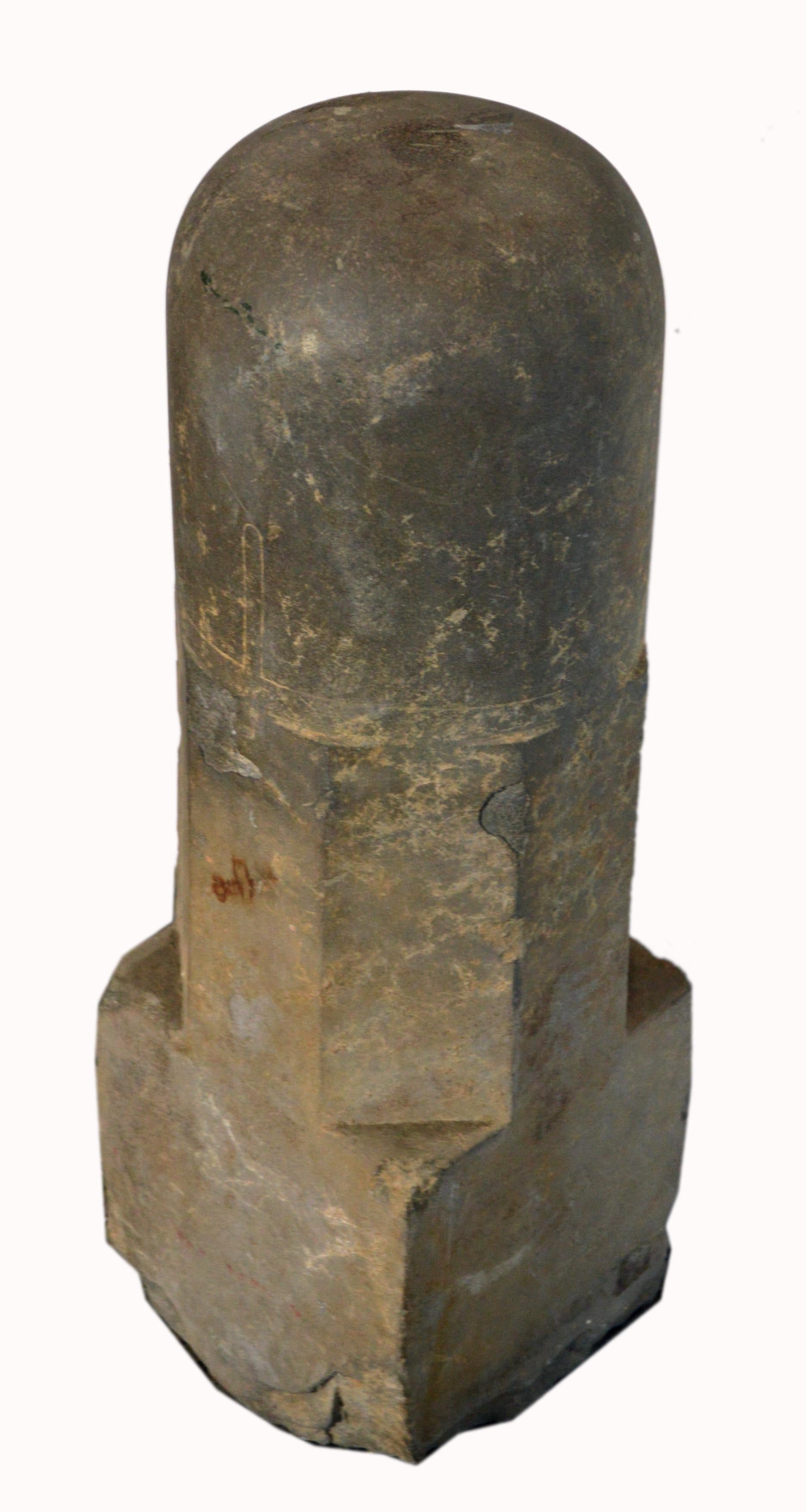 Cambodian Stone Lingam Sculpture, Possibly Khmer, Angkor Period, 13th century