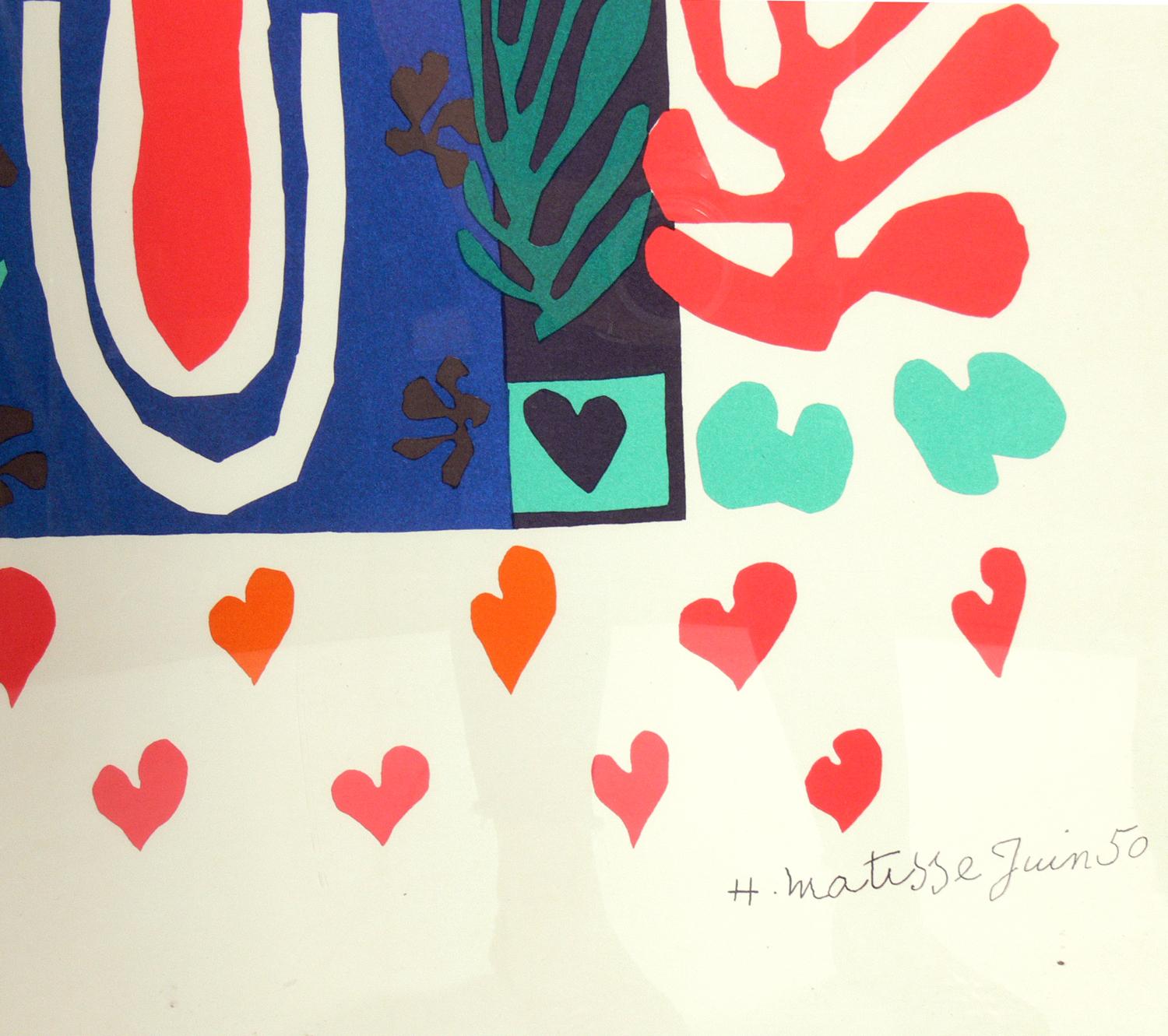 French Vibrant Color Henri Matisse Lithograph