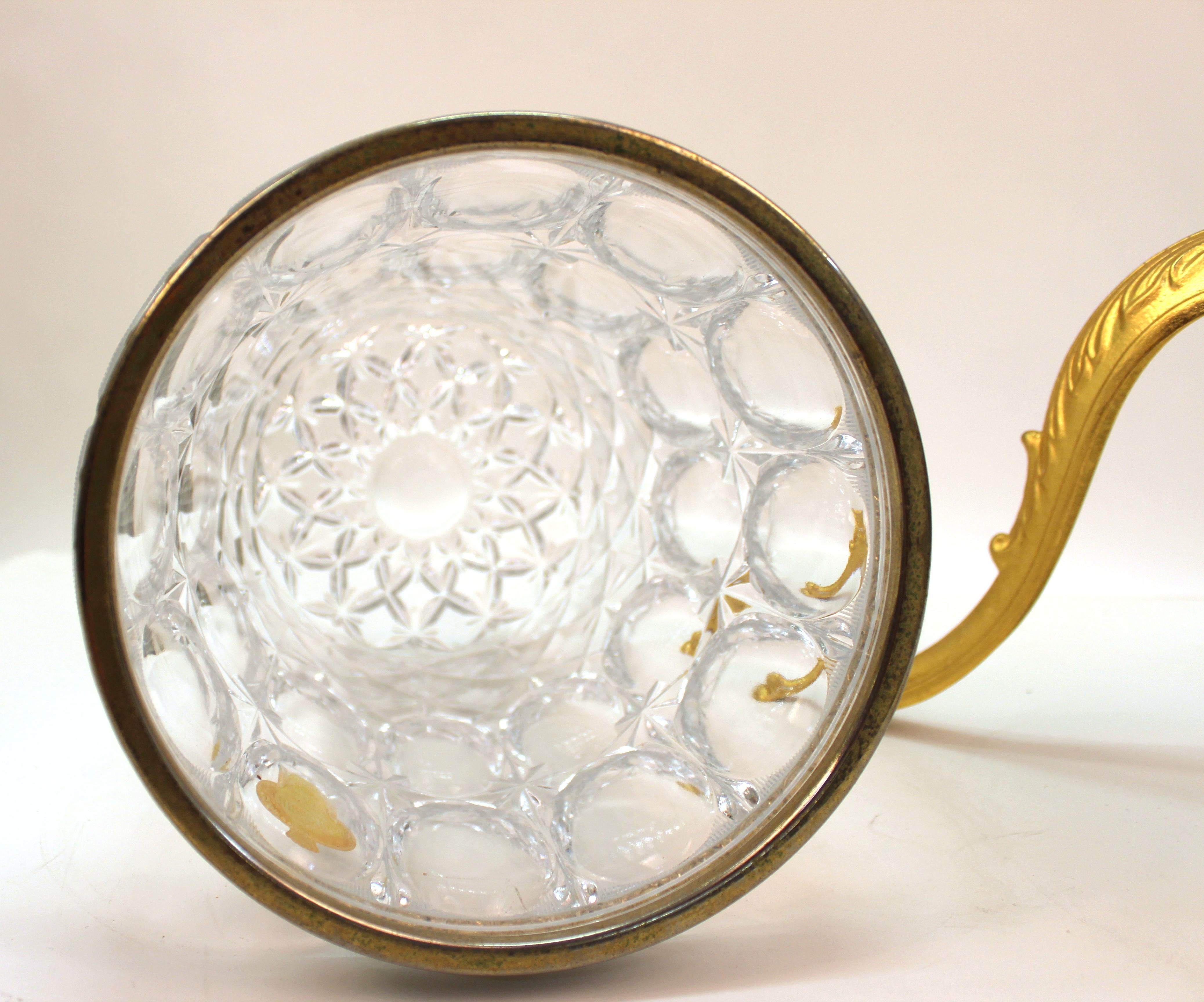 gold champagne bucket with stand