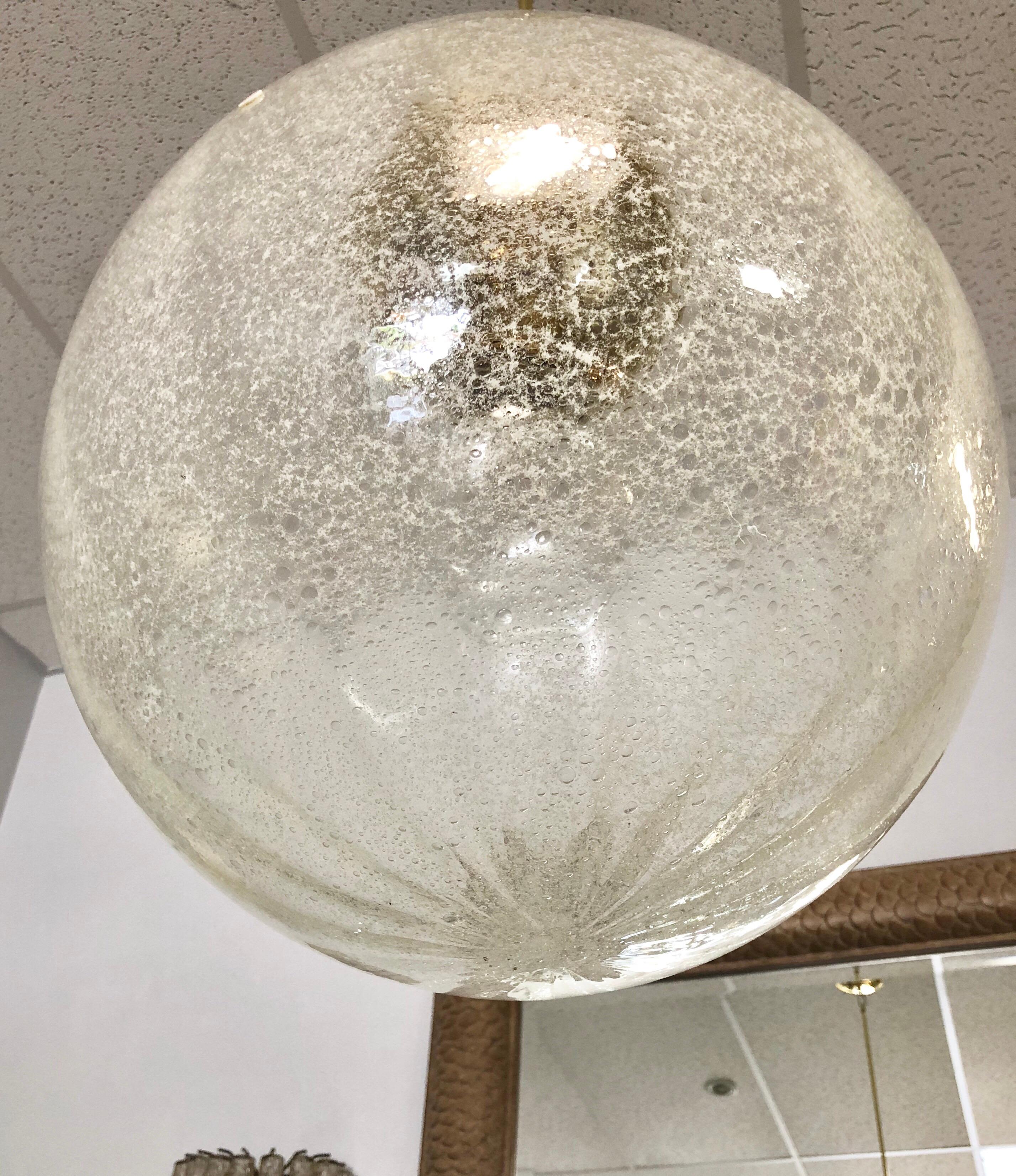 large sphere chandelier