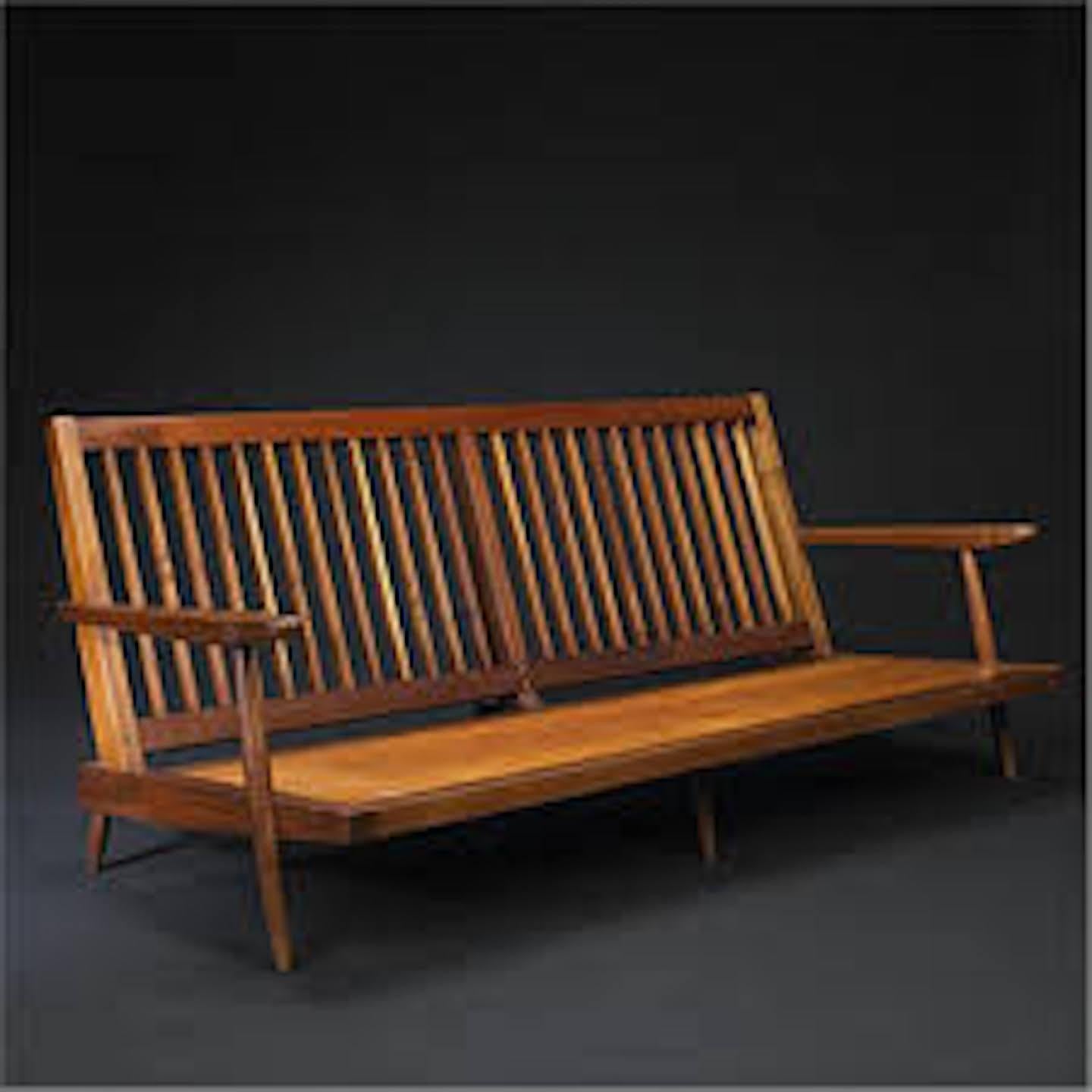 American George Nakashima Matched Pair of Sofas