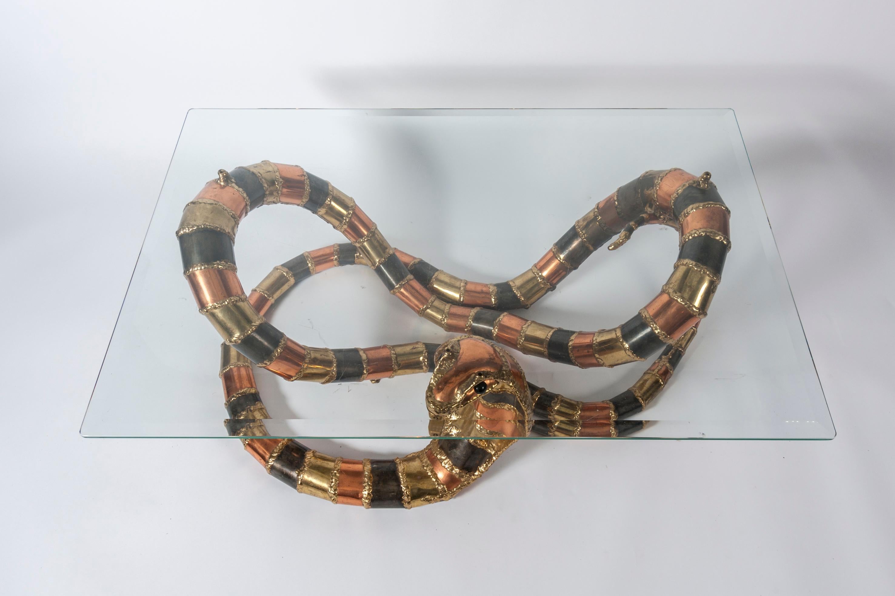 henri fernandez table serpent