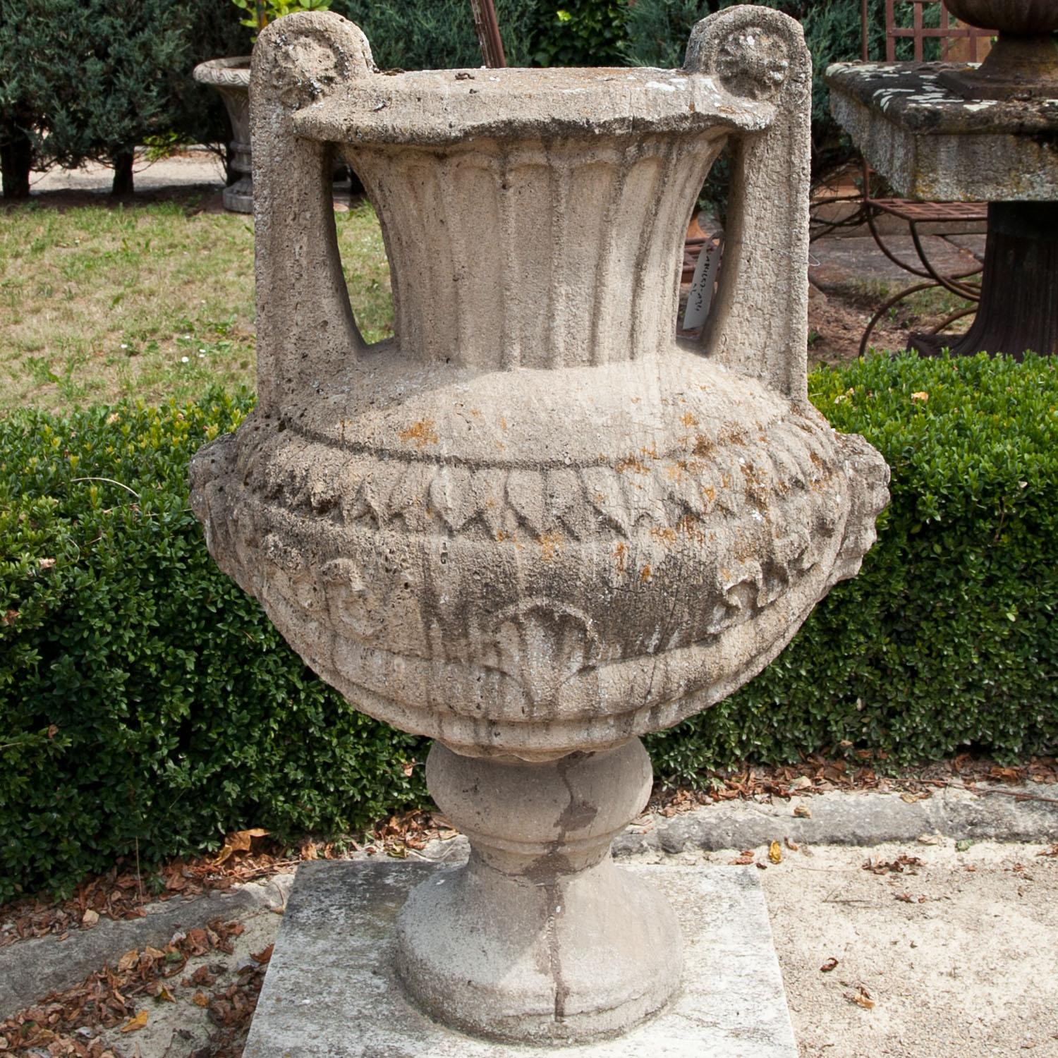 Sandstone Vases, Late 18th Century In Good Condition In Greding, DE