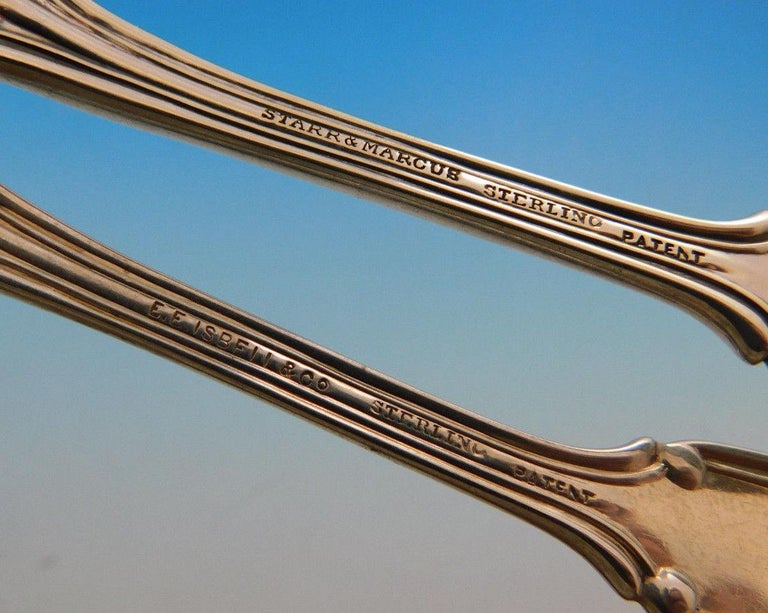 Ribbon by Wendt Sterling Silver Flatware Service for 8 Set 49 Pieces ...