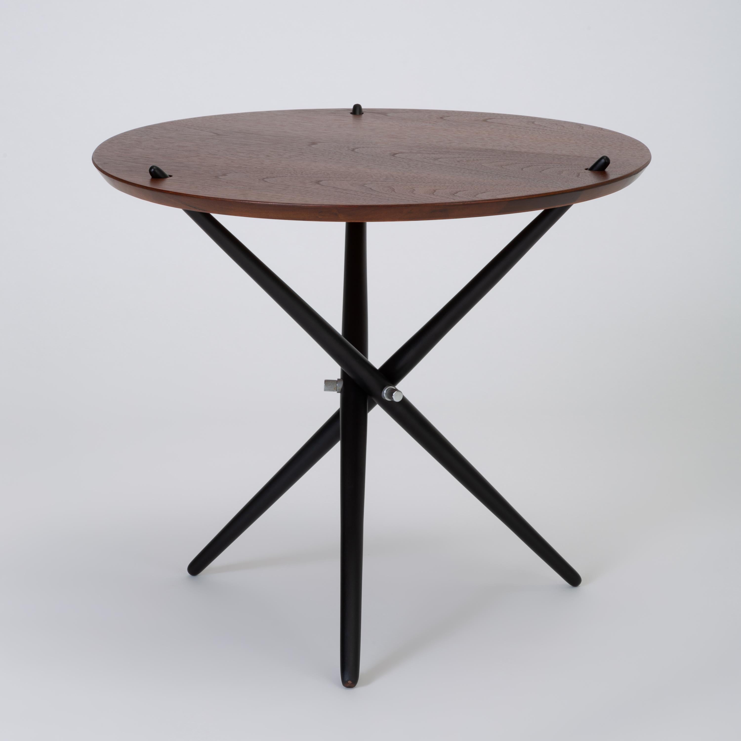 Model 103 Round Side Table by Hans Bellmann for Knoll In Excellent Condition In Los Angeles, CA