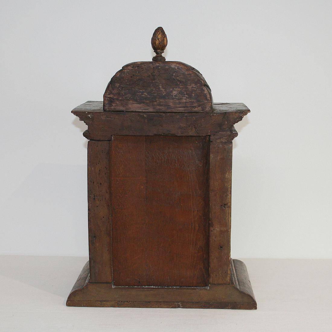 18th Century and Earlier Small 18th Century Spanish Baroque Altar Shrine