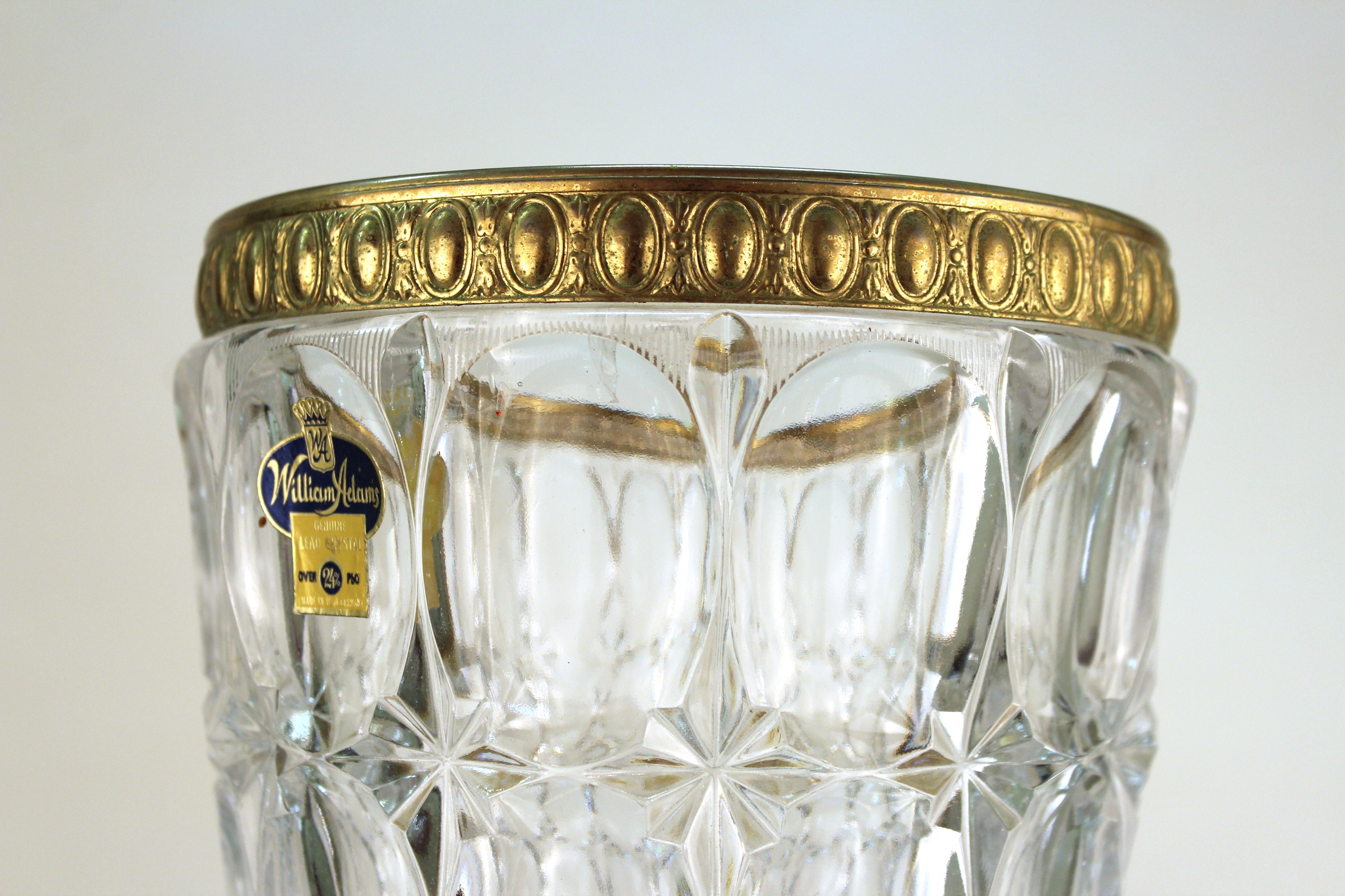gold champagne bucket with stand