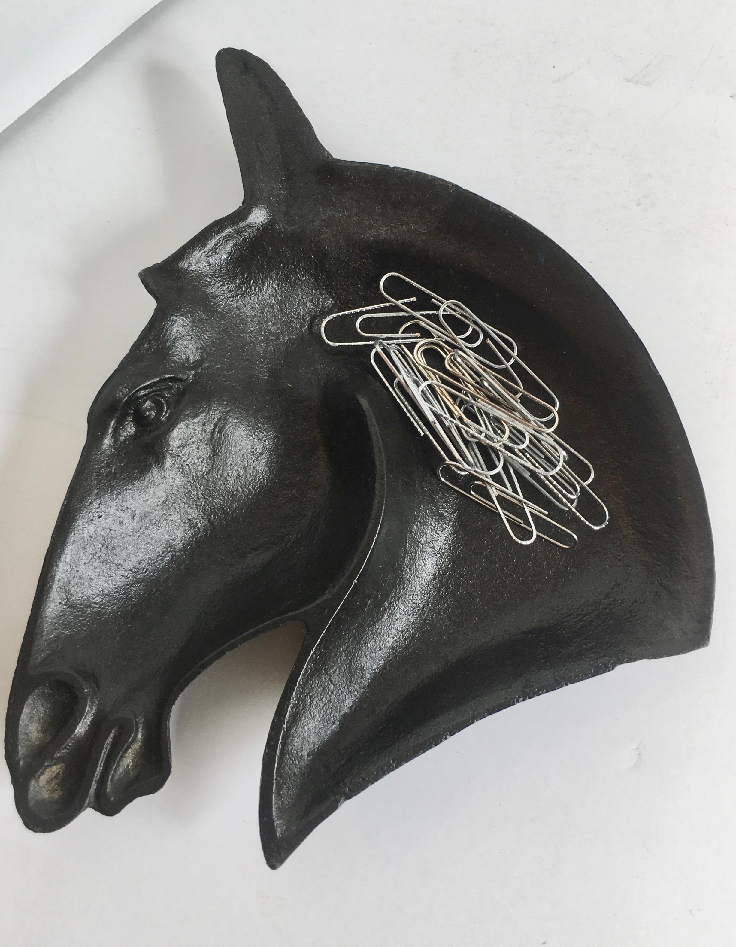 horse head ashtray