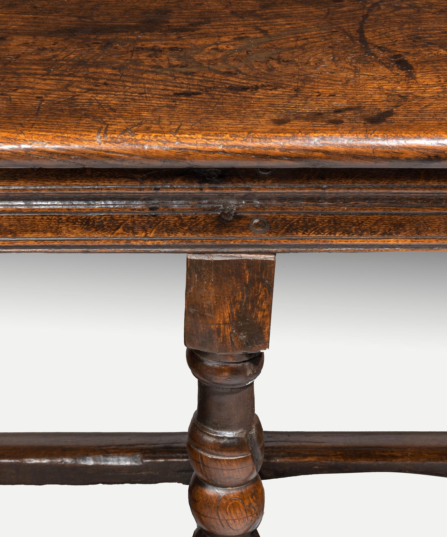 Late 17th Century Oak Hall Table 1