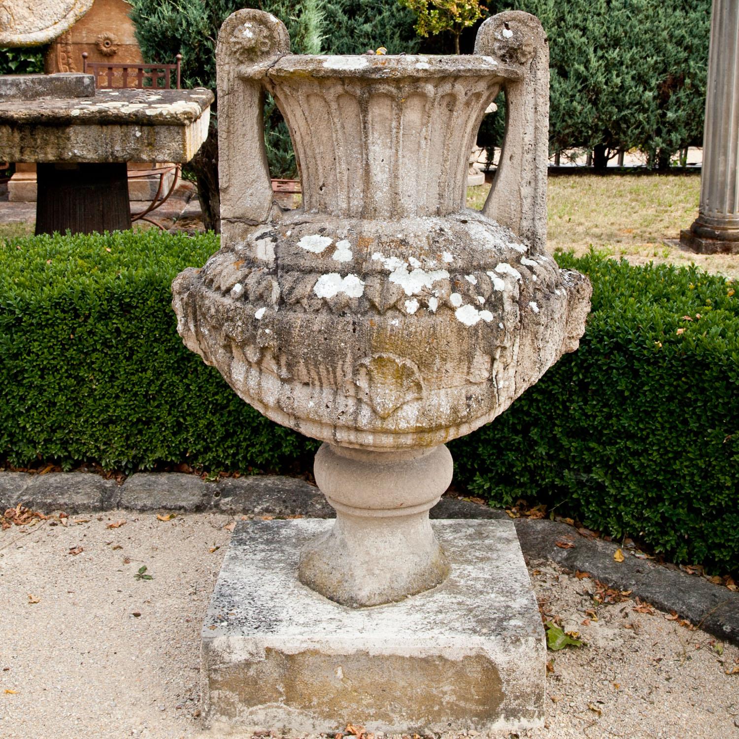 18th Century and Earlier Sandstone Vases, Late 18th Century