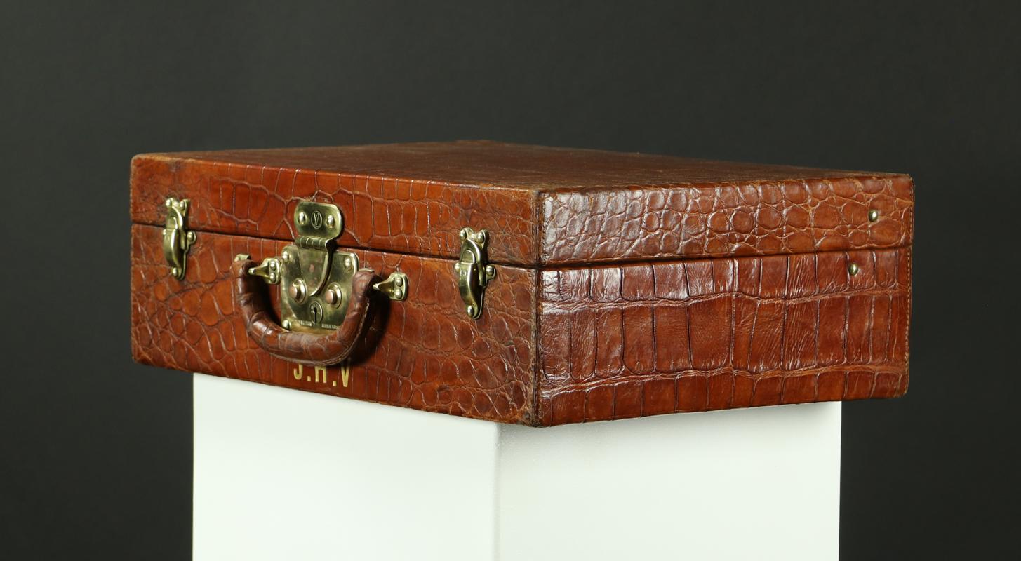 French Personal Suitcase of Josette Henry-Vuitton, wife of Henry-Louis Vuitton For Sale