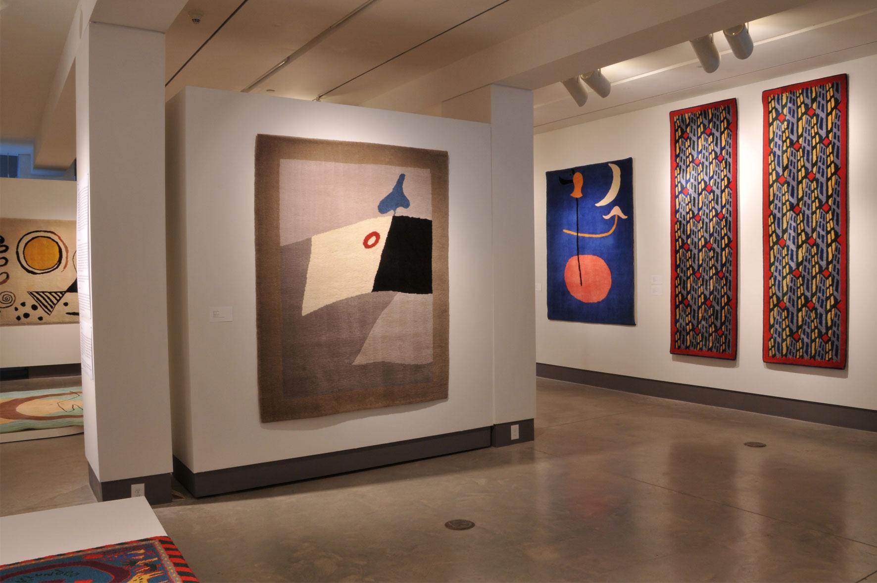 Modern Joan Miro Rug by Marie Cuttoli & Luci Weill For Sale
