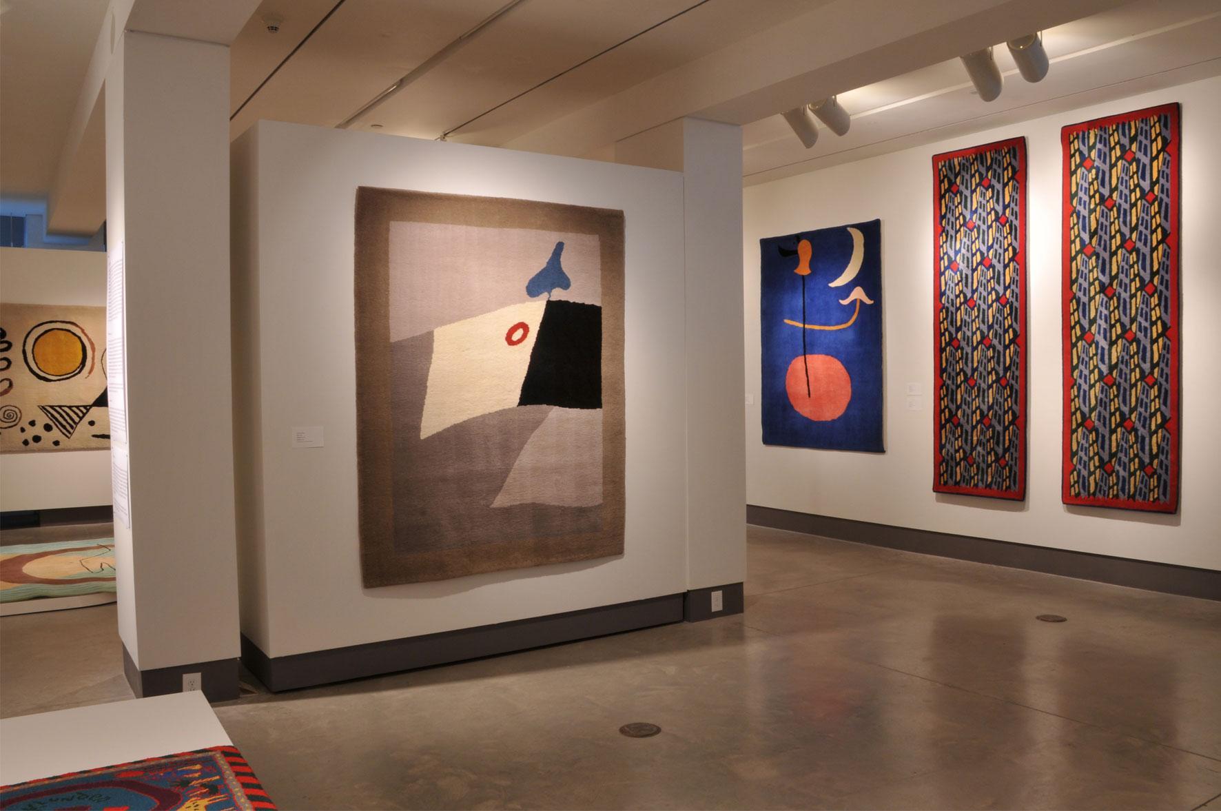 Hand-Knotted Joan Miro Rug by Marie Cuttoli & Luci Weill For Sale