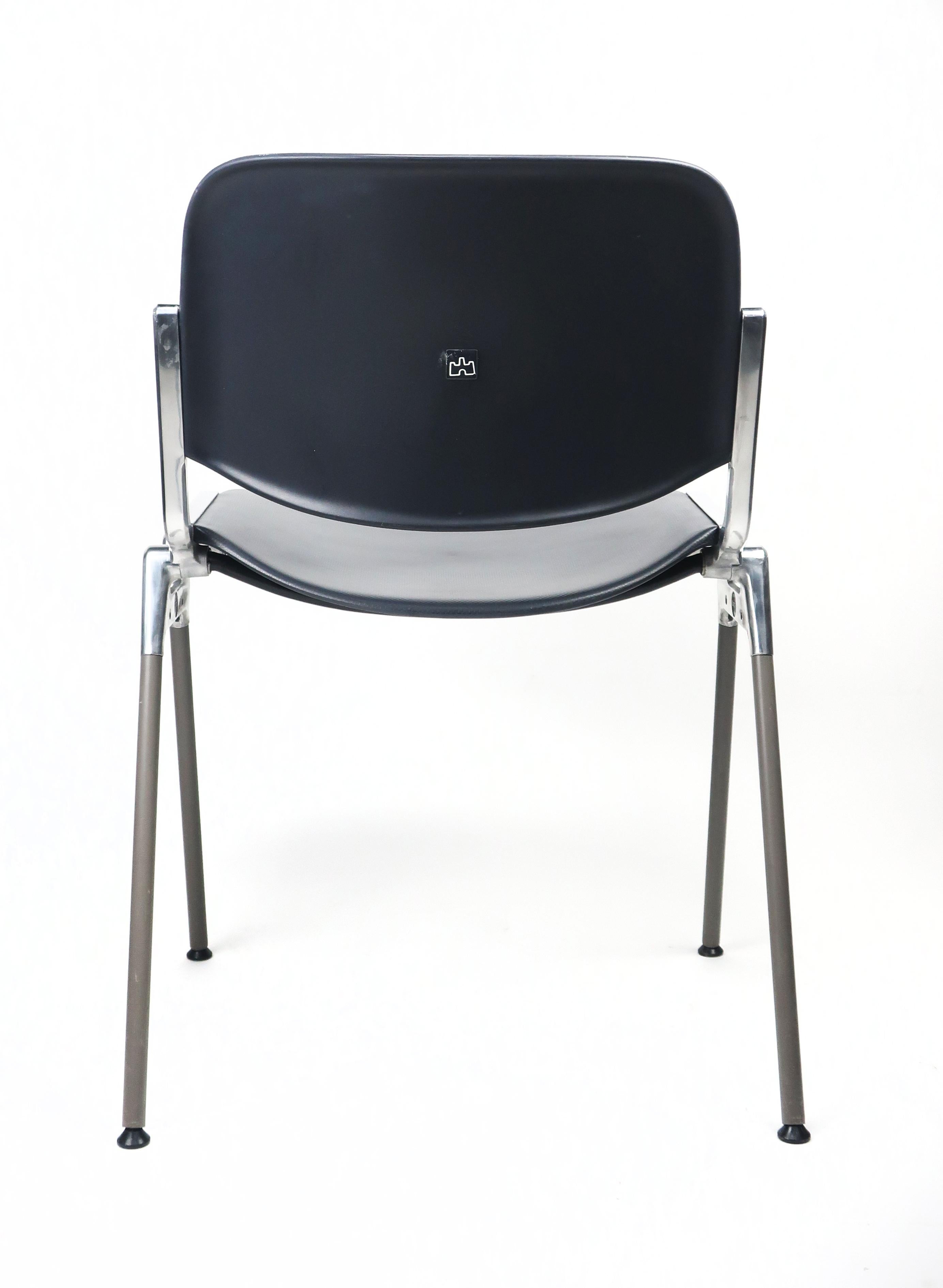 Pair of Italian Modern Castelli DSC 106 Chairs by Giancarlo Piretti 1