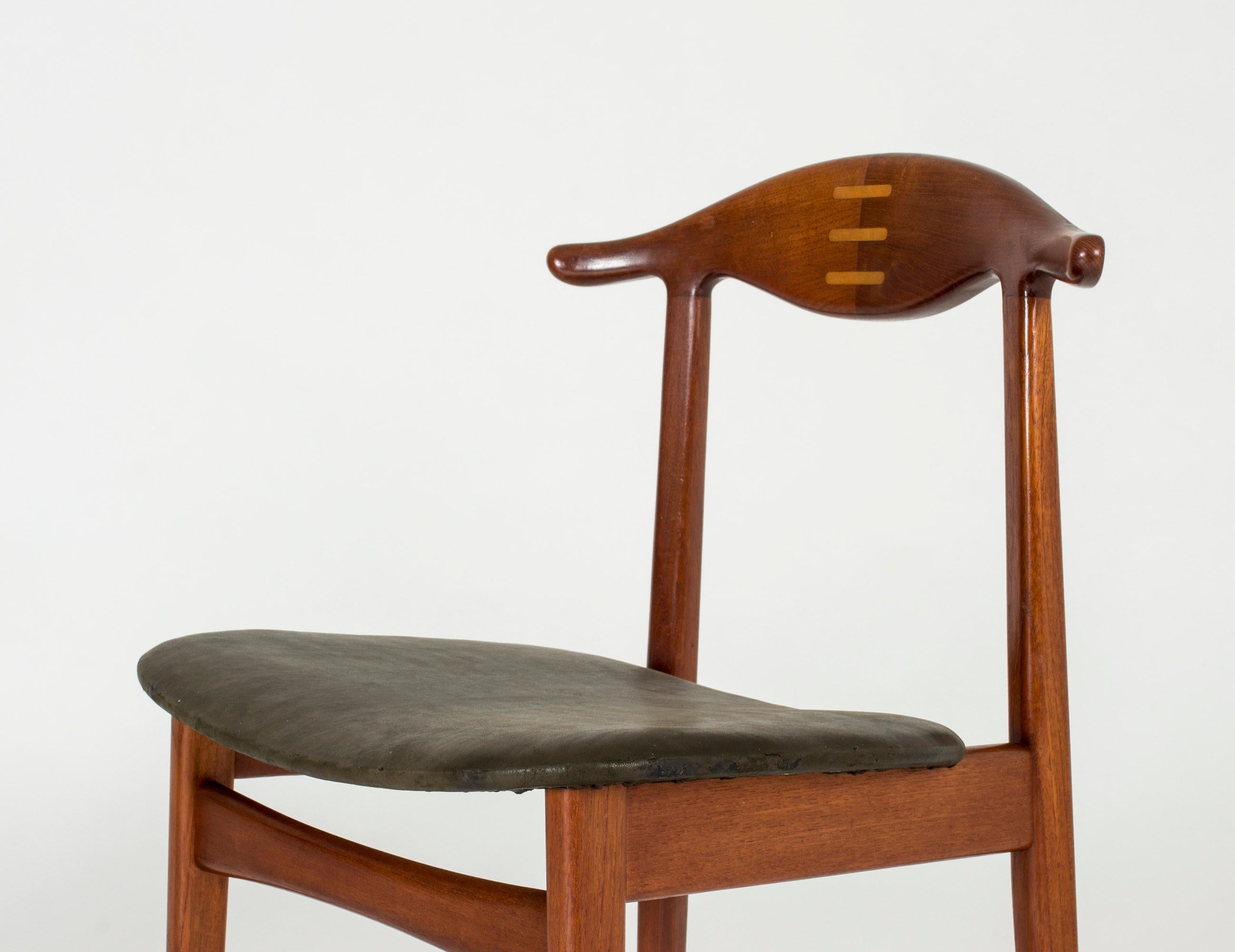 Set of Four Midcentury Dining Chairs by Knud Færch In Good Condition In Stockholm, SE