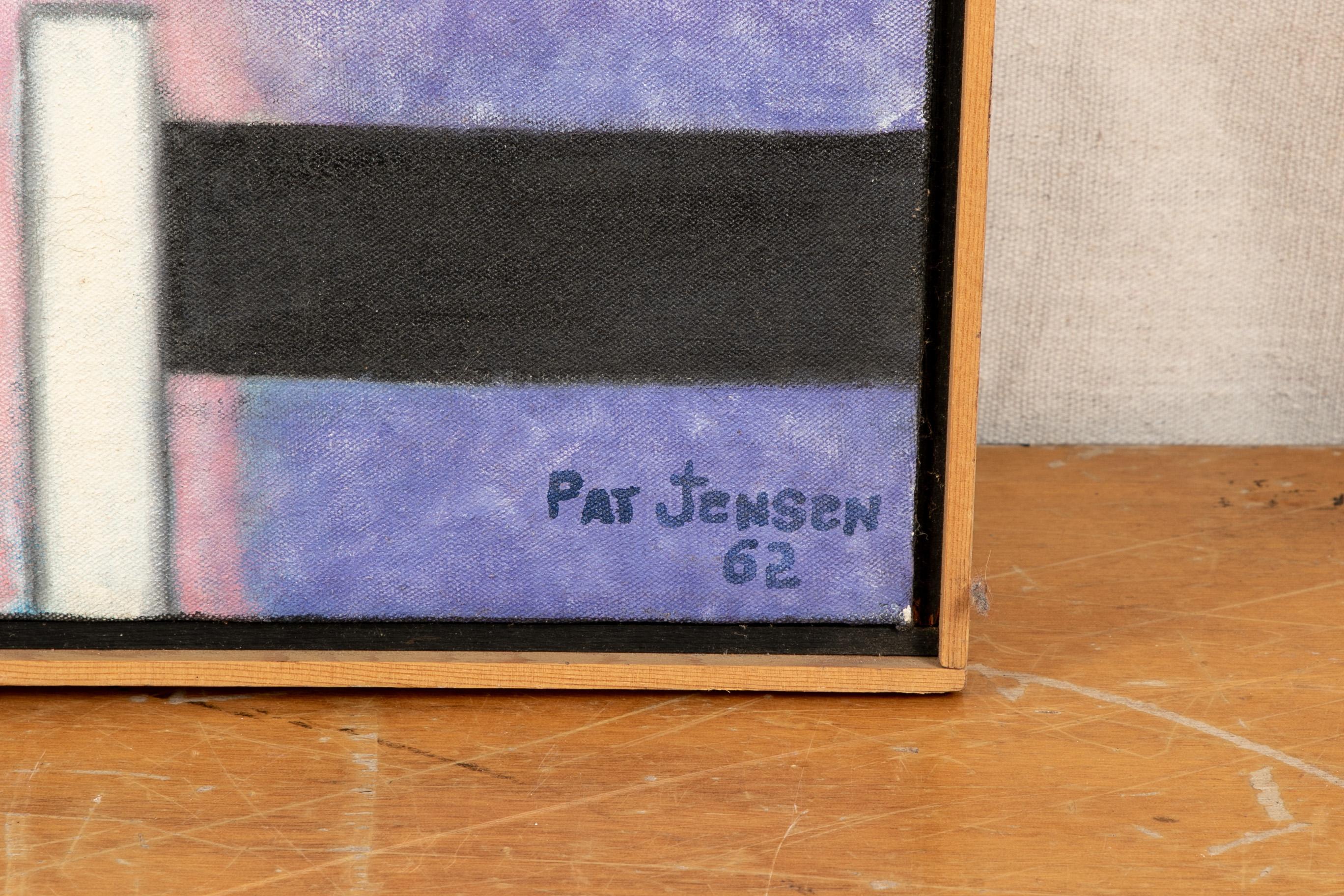20th Century Pat Jensen Oil On Canvas, 