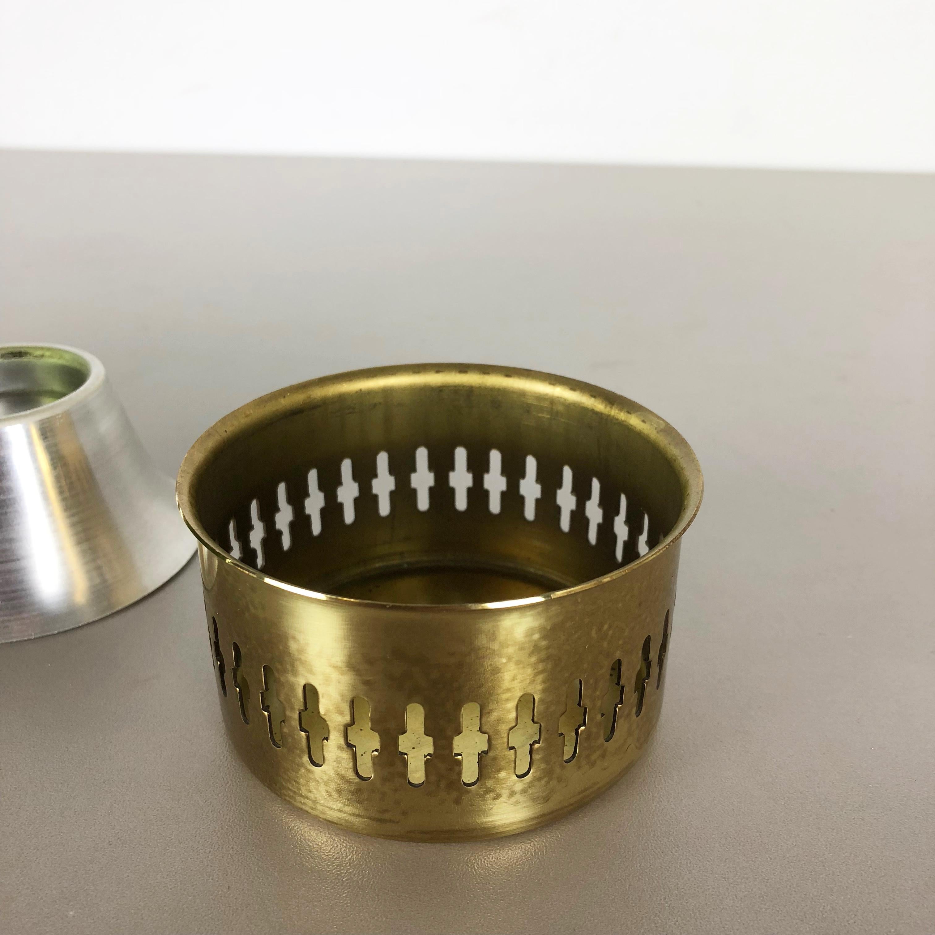 20th Century Vintage 1960s Brass Candleholder by Hans-Agne Jakobsson Made in Sweden