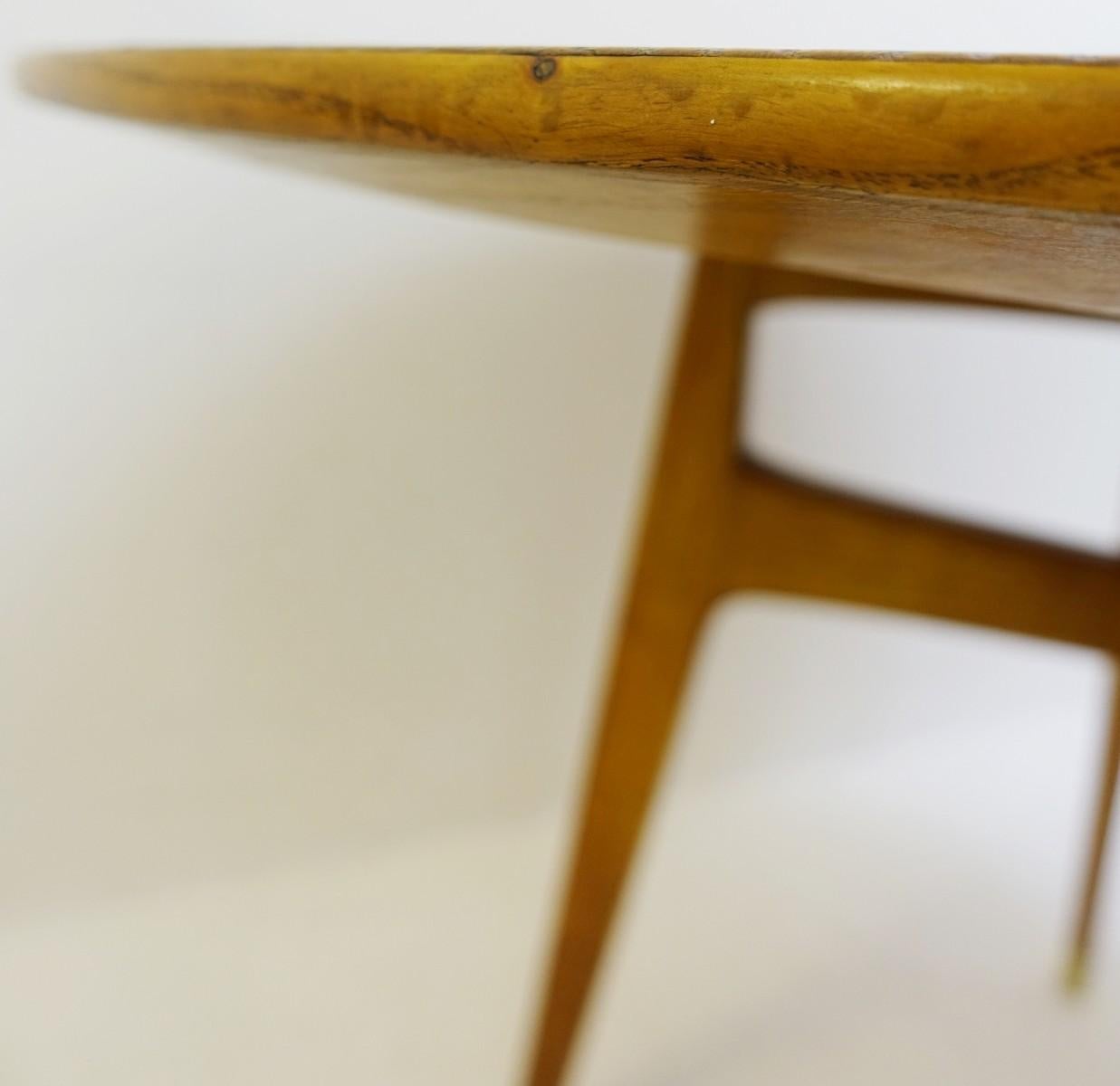 Mid-20th Century Rond Dinning Table by Gio Ponti, Italy, 1950s