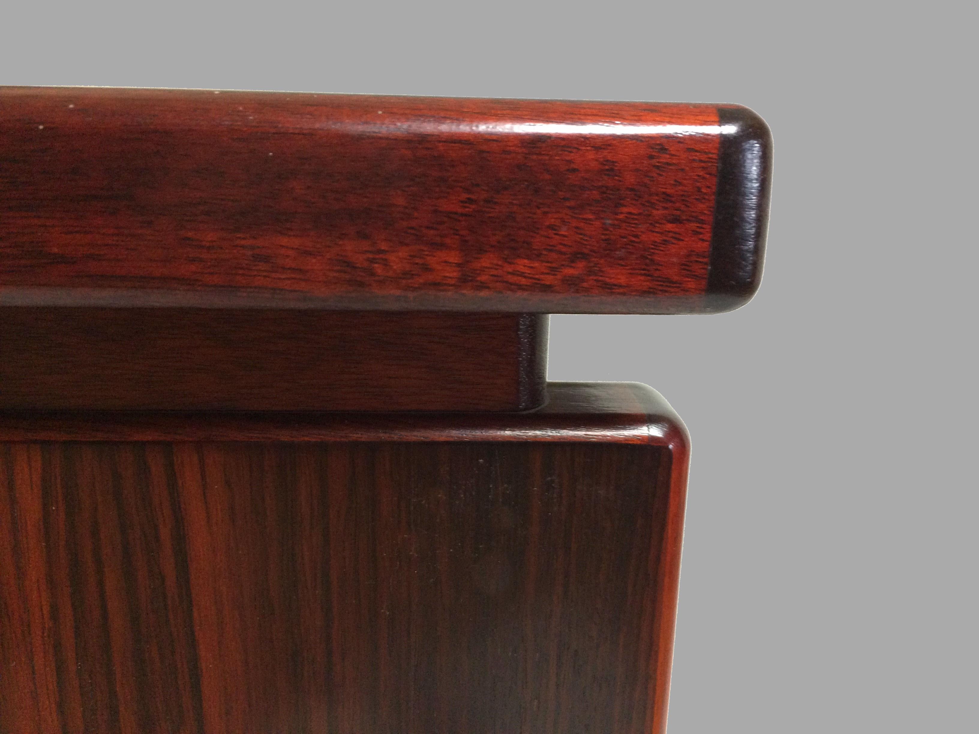 Late 20th Century 1990s Excecutive Desk in Rosewood by Bent Silberg for Bent Silberg Mobler