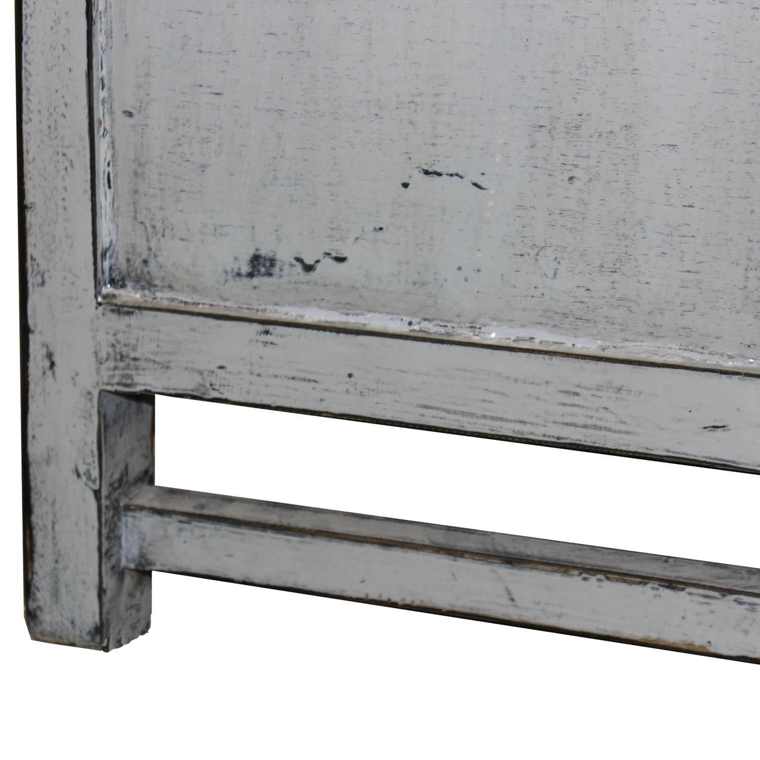 Wood Gray One Drawer Side Chest