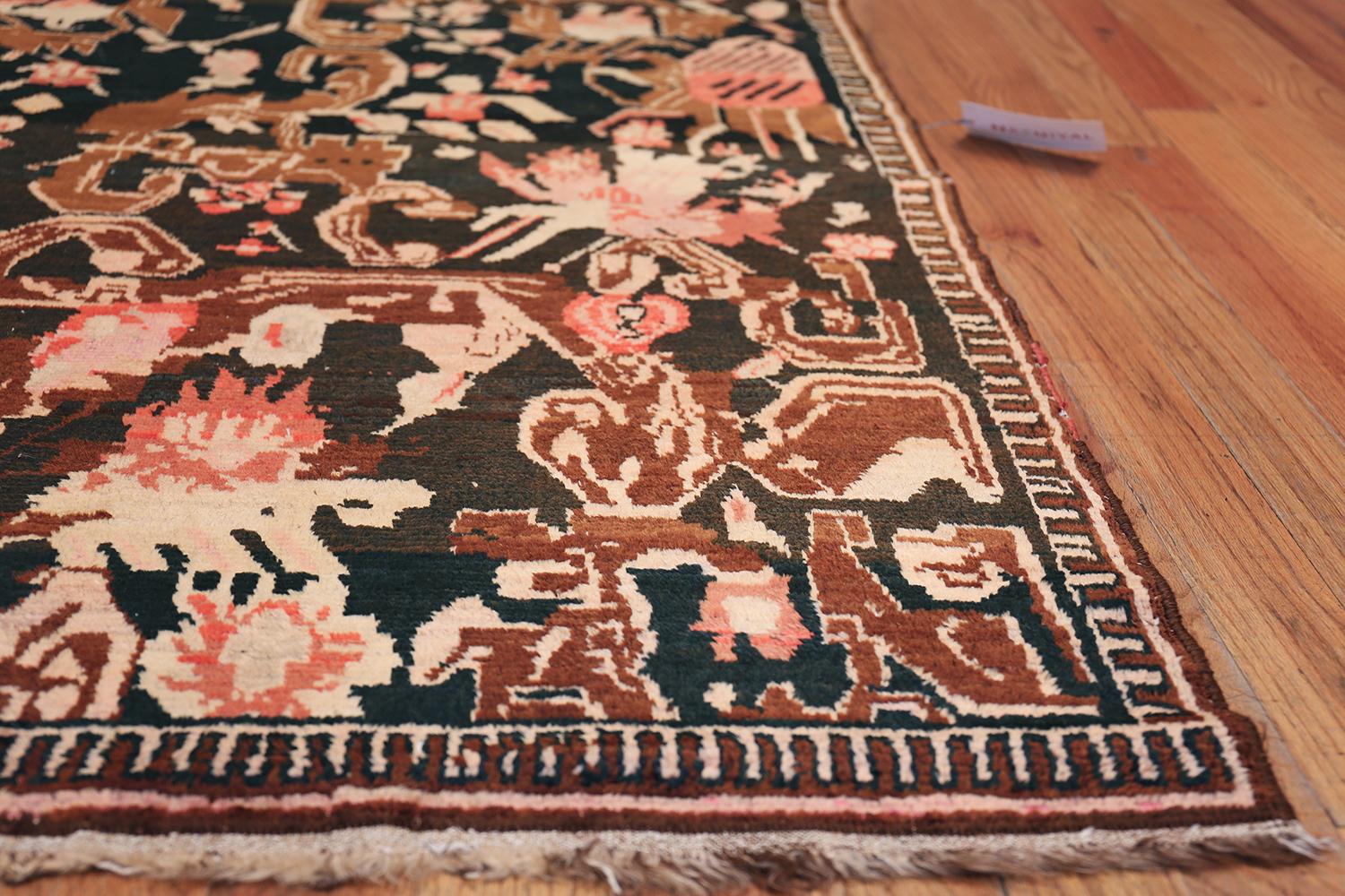 20th Century Antique Caucasian Karabagh Rug. Size: 4 ft x 14 ft 7 in (1.22 m x 4.44 m)