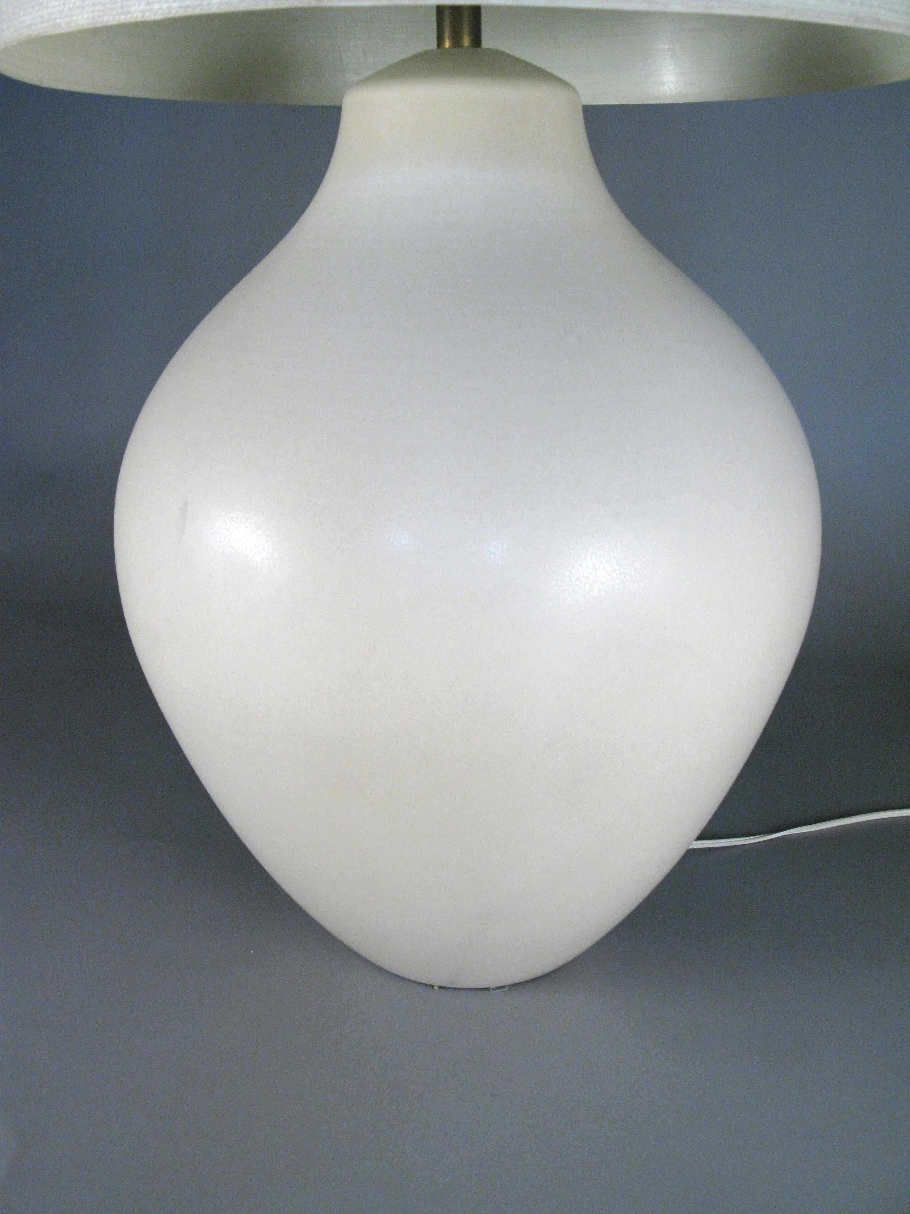 Large 1960s Danish Ceramic Lamp by Lotte & Gunnar Bostlund 1