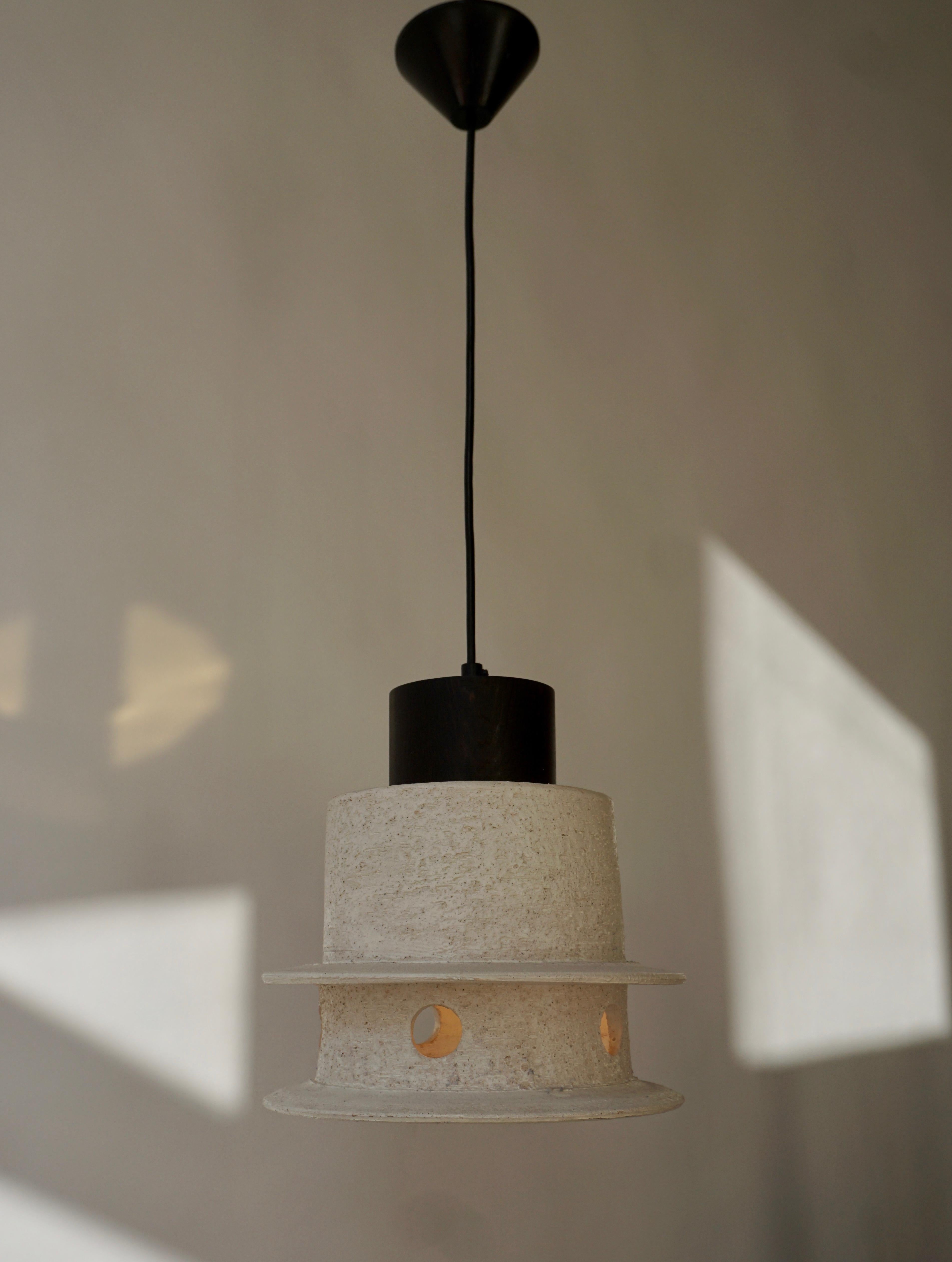 20th Century Ceramic Pendant Light