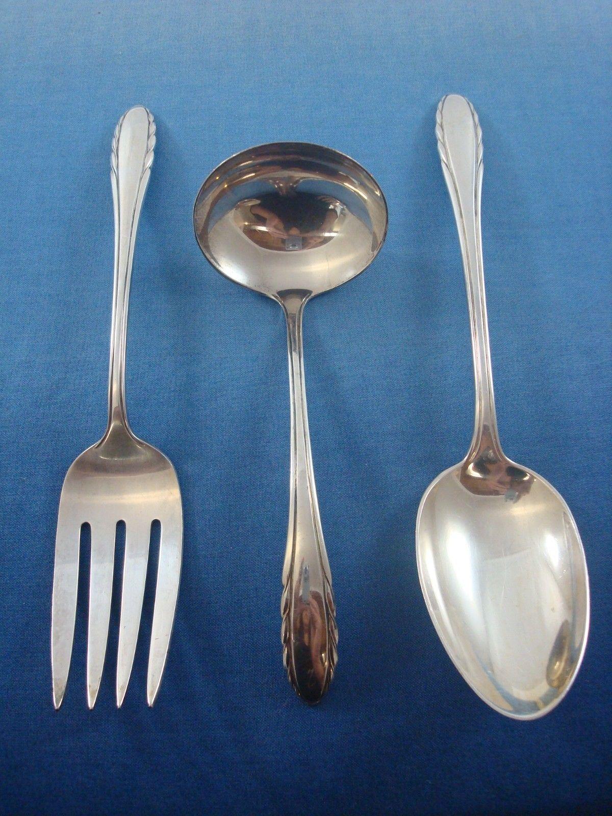 Lyric by Gorham Sterling Silver Flatware Service for 12 Set 69 Pieces For Sale 1