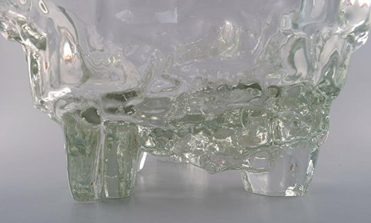 Iittala, Tapio Wirkkala Huge Art Glass Bowl, Model Number 3543 1