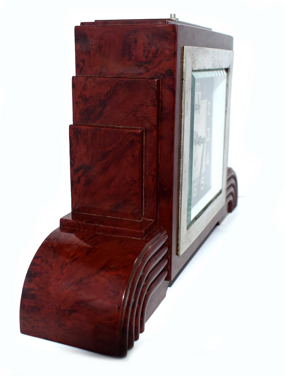 20th Century Art Deco Bakelite Odeon Clock by Blangy