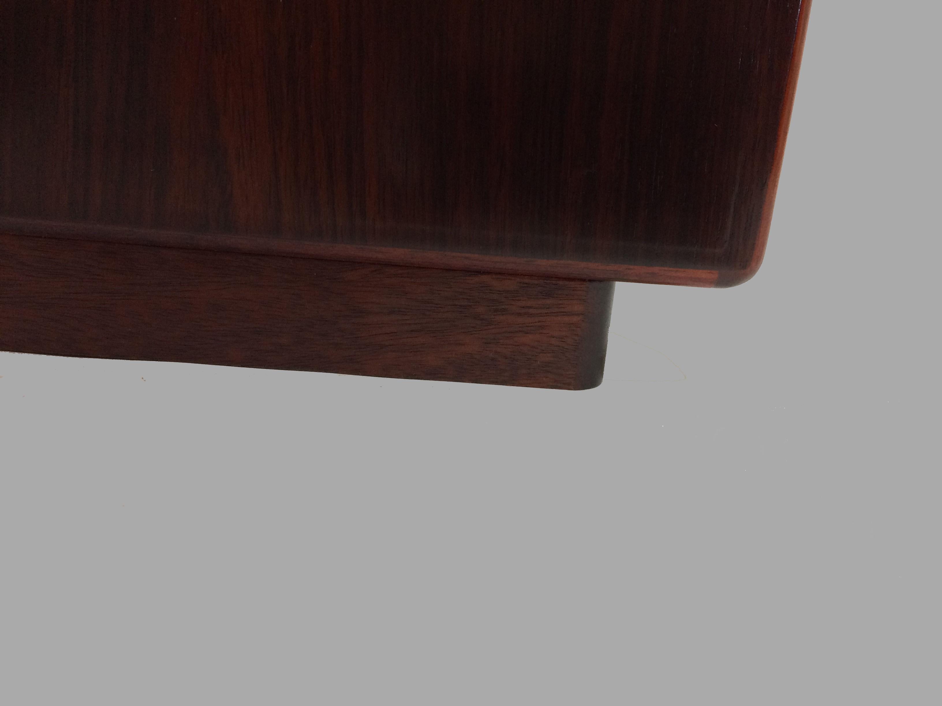 1990s Excecutive Desk in Rosewood by Bent Silberg for Bent Silberg Mobler 1