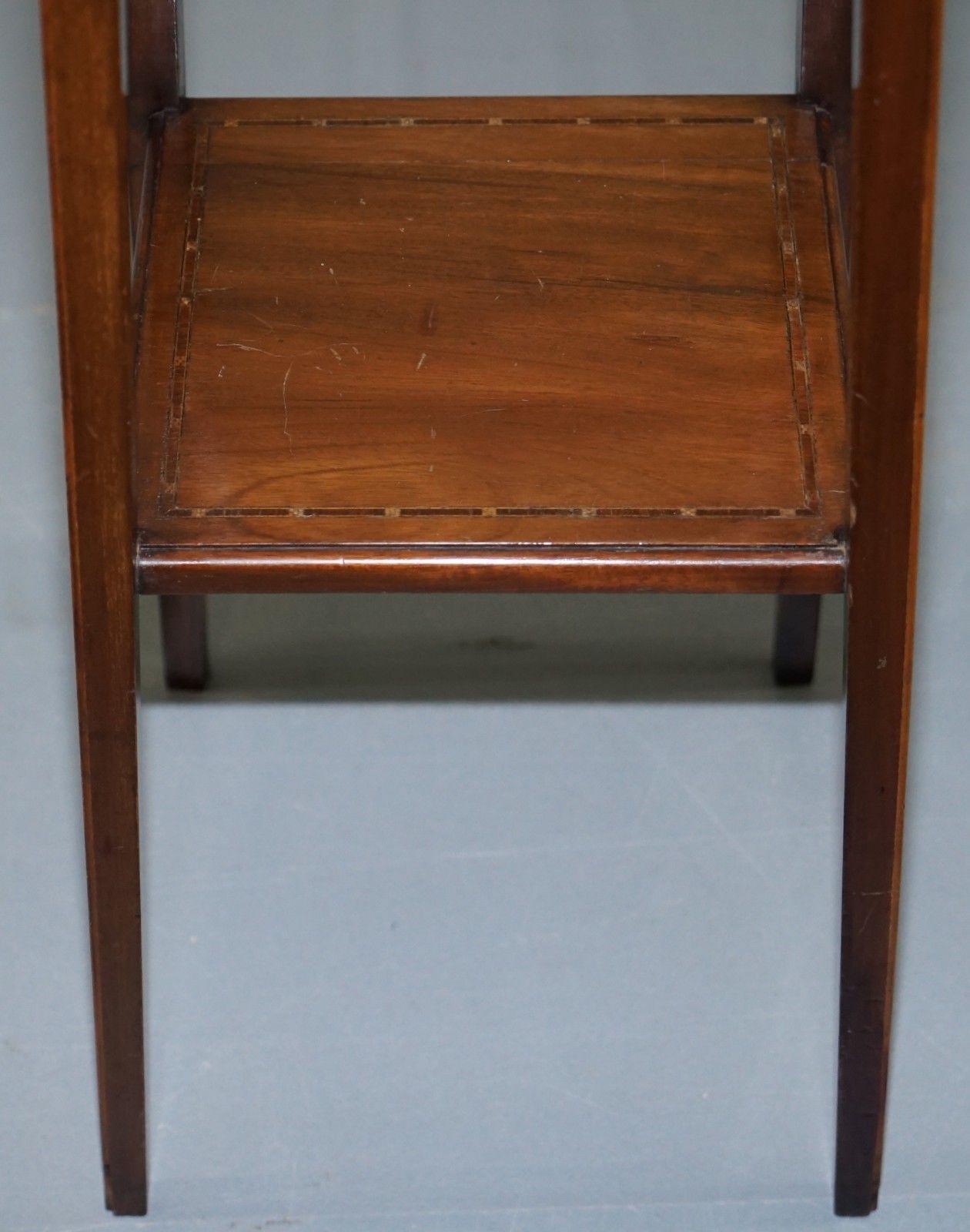 Inlay Arts & Crafts Liberty's London Jardinière Plant Bust Stand Archibald Knox