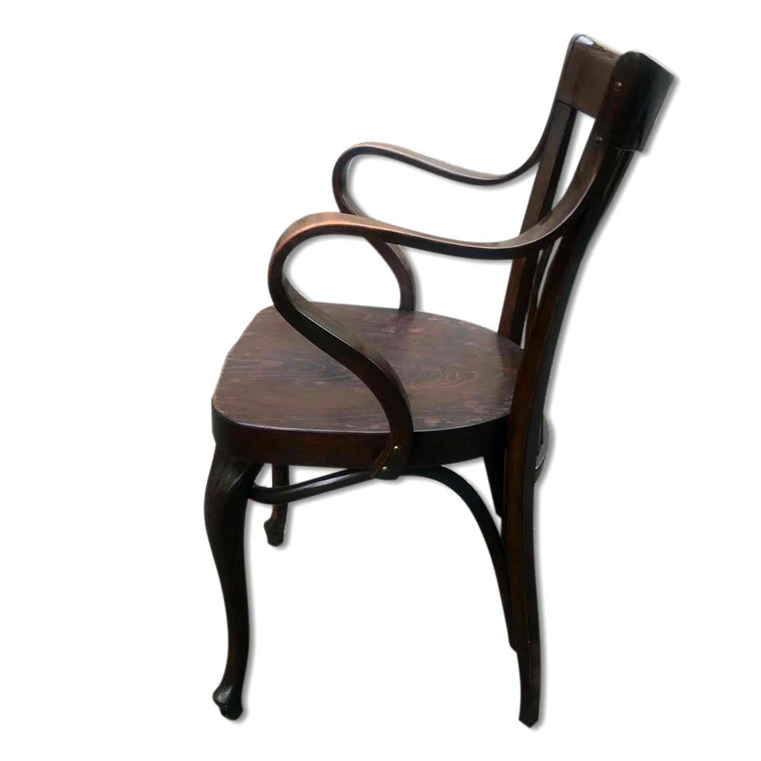 Adolf Loos, Satz von vier Thonet-Stühlen für das Café Capua in Wien, 1913 (Buchenholz)