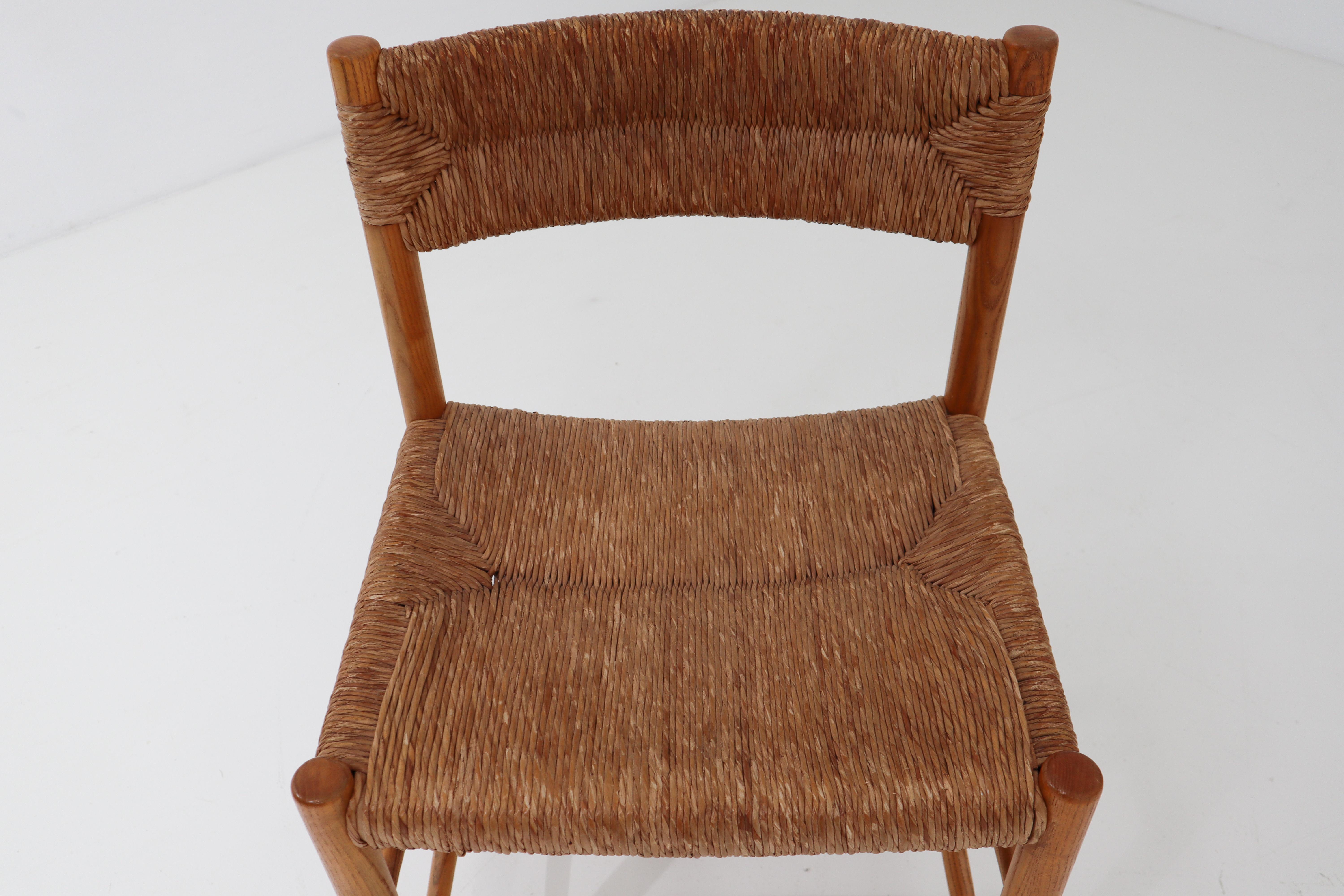 French Four “Dordogne” Chairs by Charlotte Perriand for Robert Sentou
