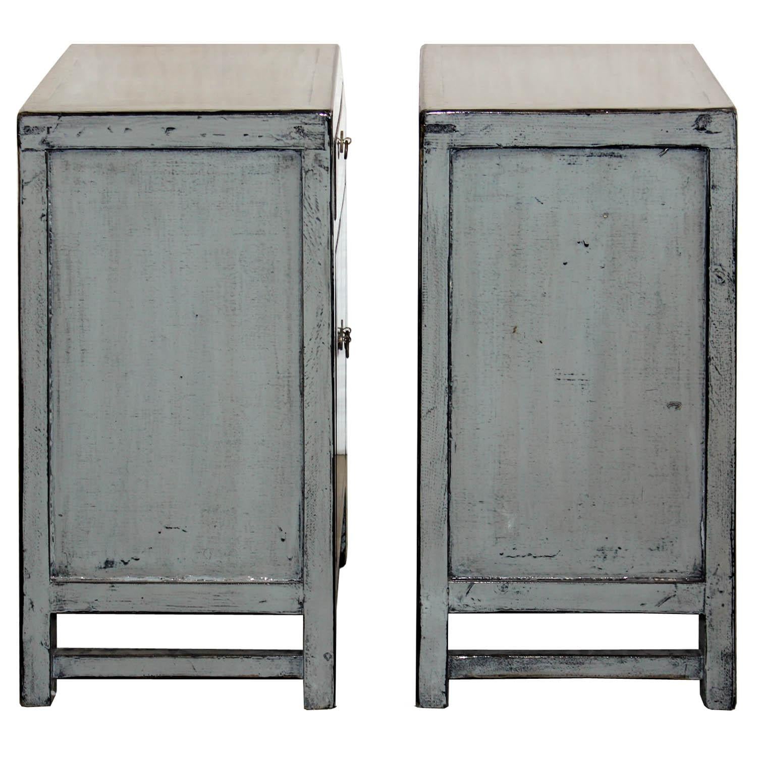 Gray One Drawer Side Chest 1