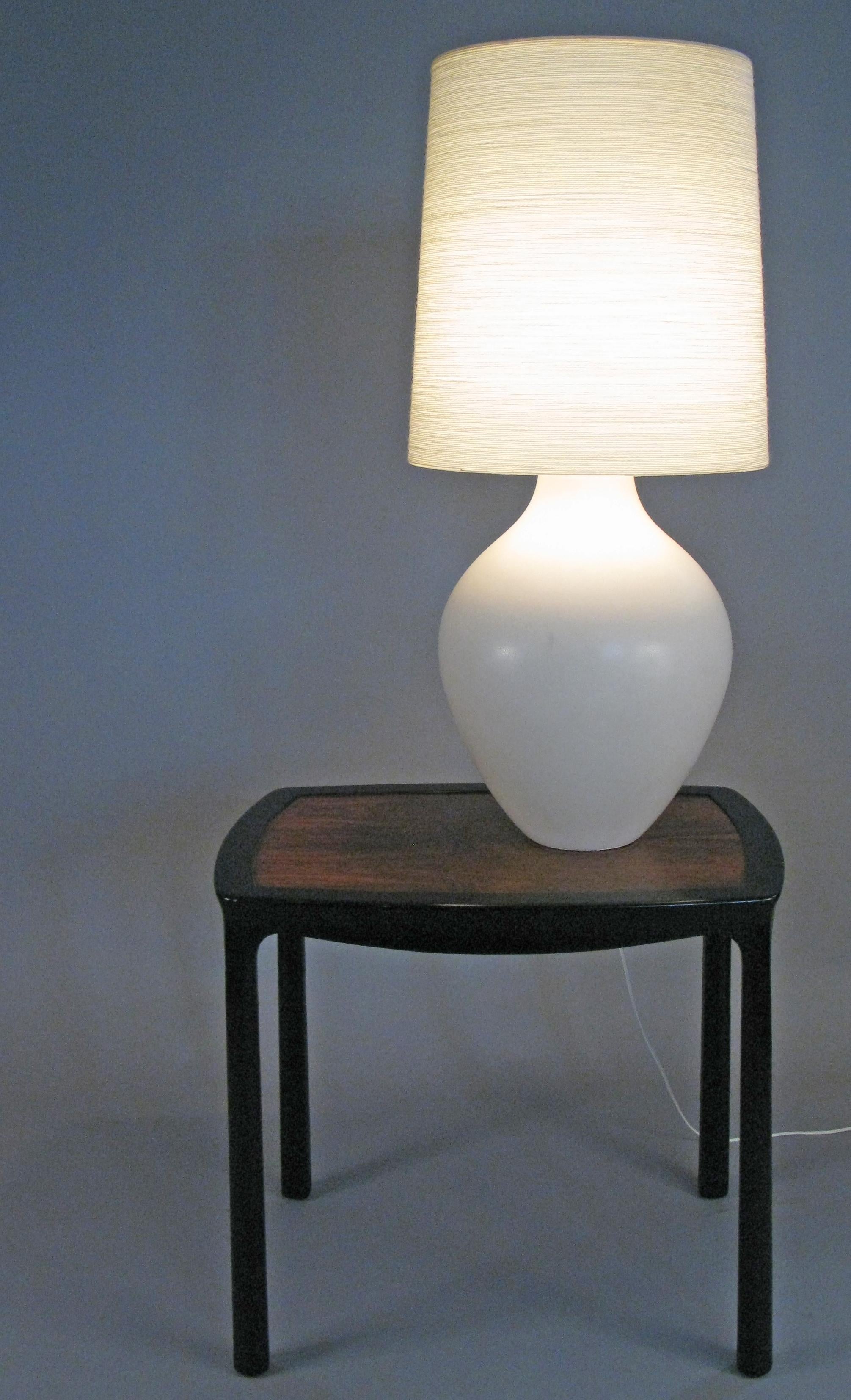 Large 1960s Danish Ceramic Lamp by Lotte & Gunnar Bostlund 2