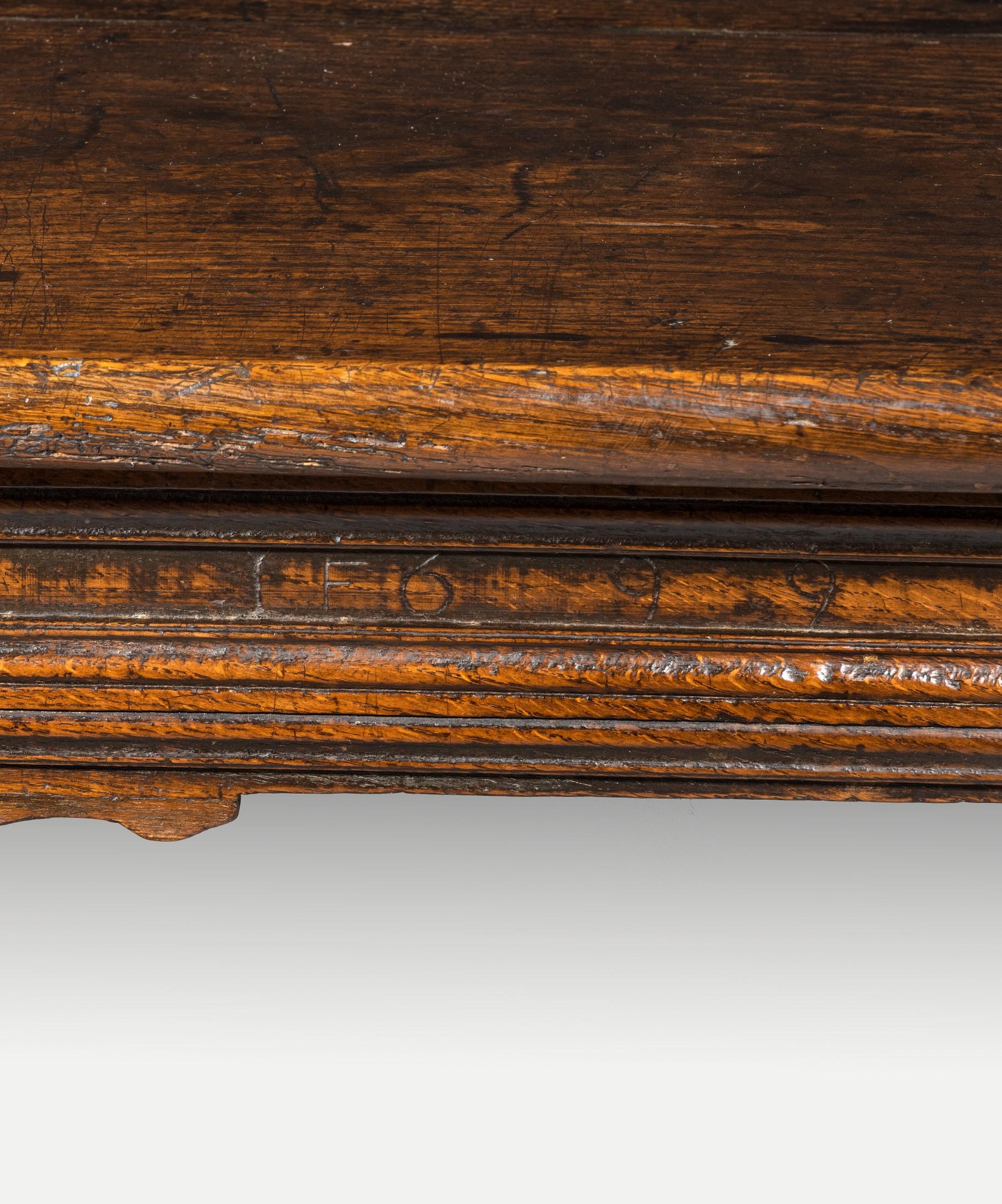 Late 17th Century Oak Hall Table 3