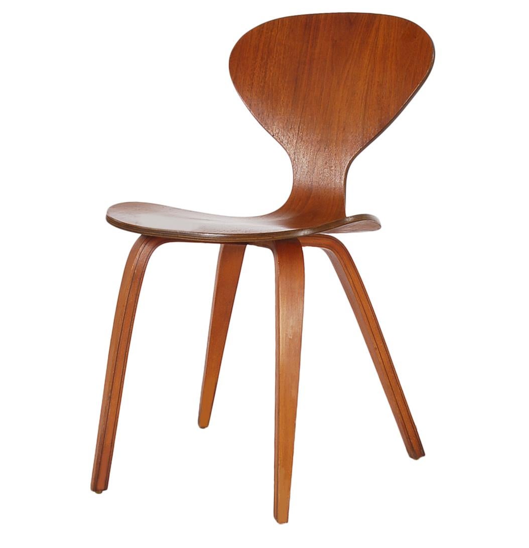 Mid-Century Modern Plywood Dining Chair by Norman Cherner for Plycraft 2