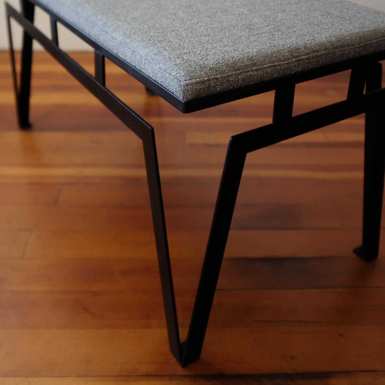 Pacific Iron Products Bench, 1950s For Sale 1