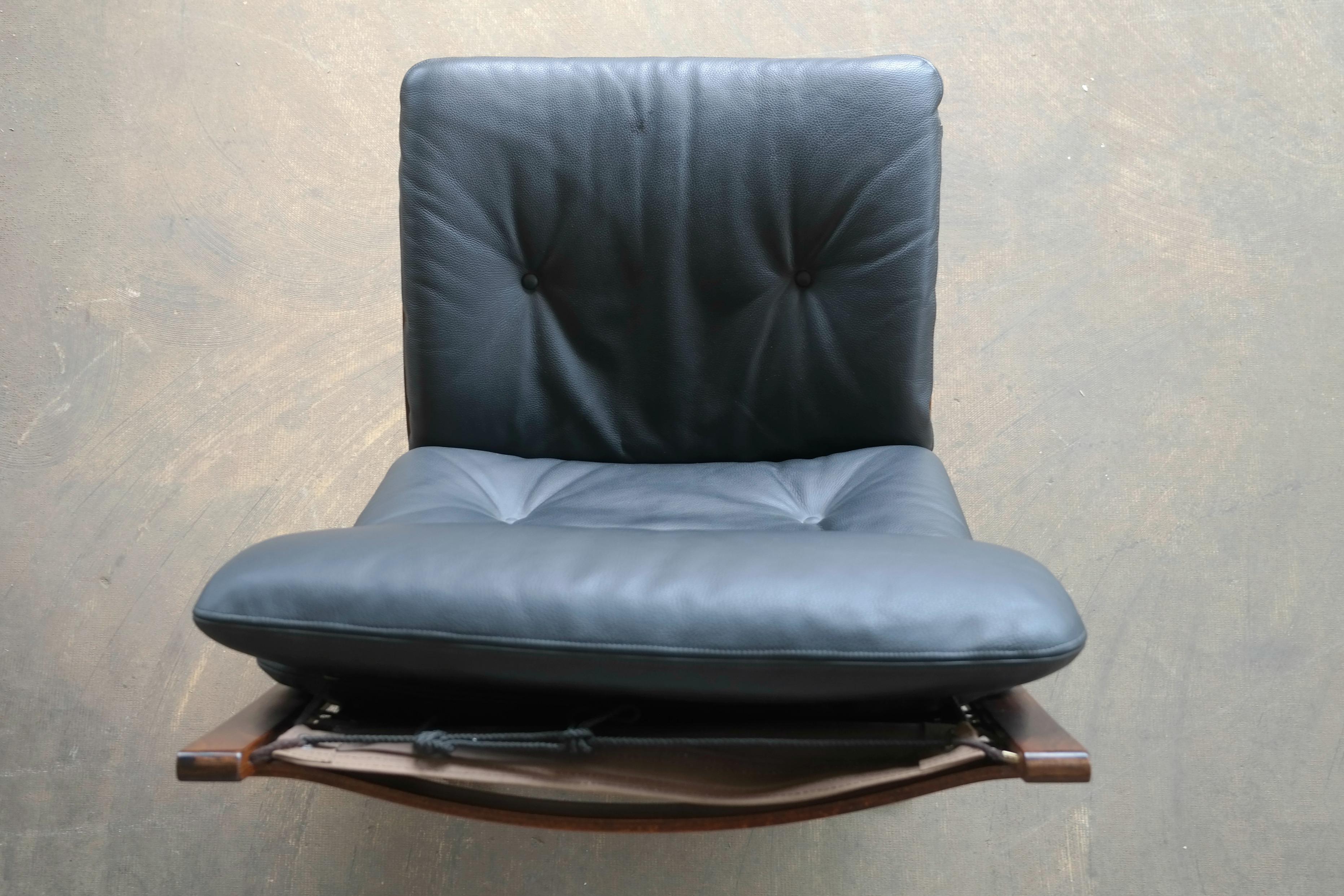 Leather Classic Ingmar Relling Easy Chairs Model 