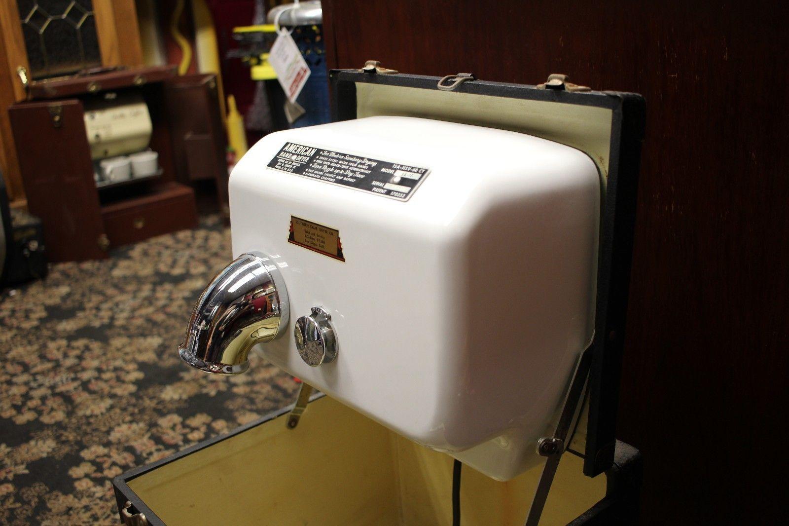 Metal 1940s Salesman Sample American Hand Dryer Model SA-10 For Sale