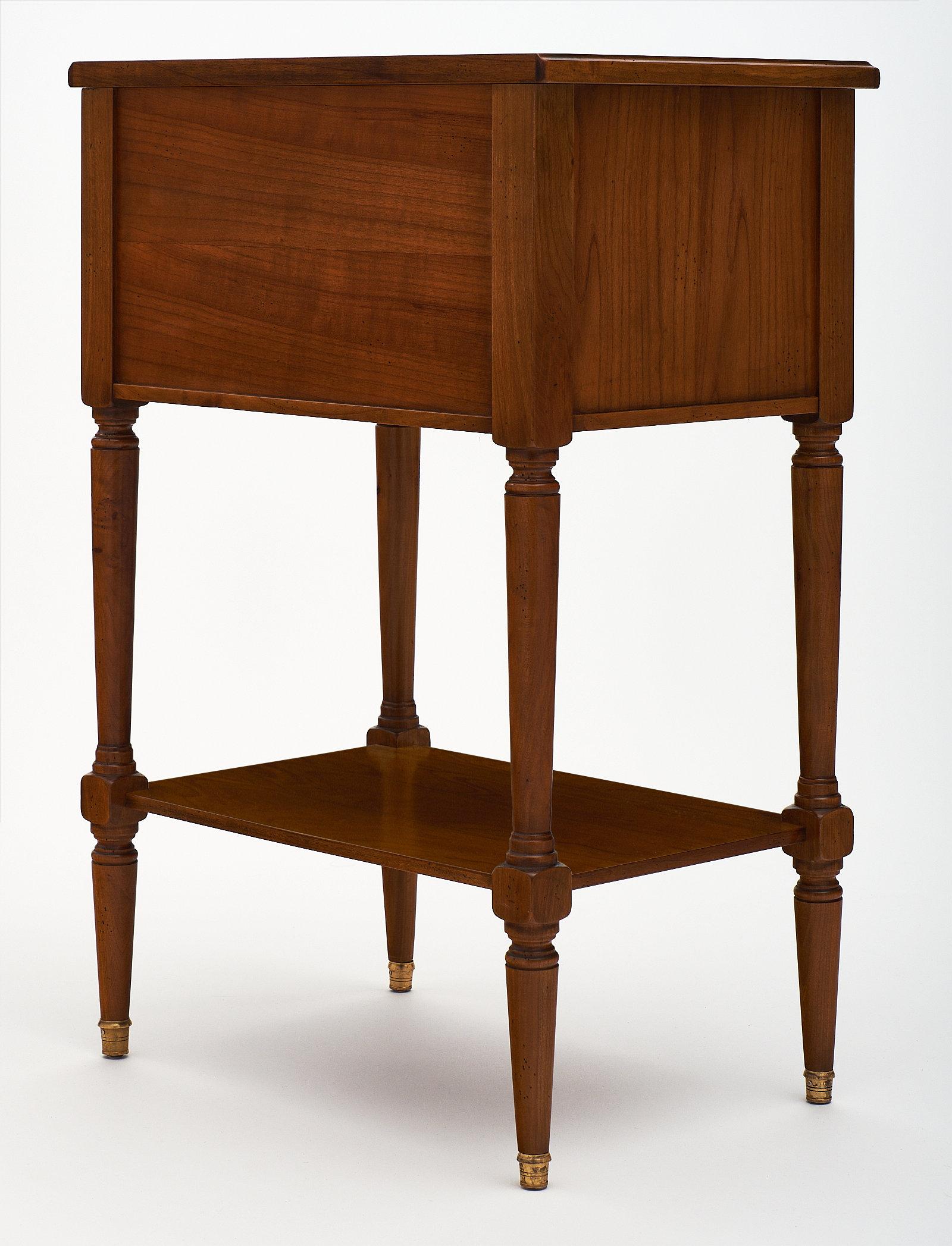 Cherrywood Louis XVI Style Side Table 3