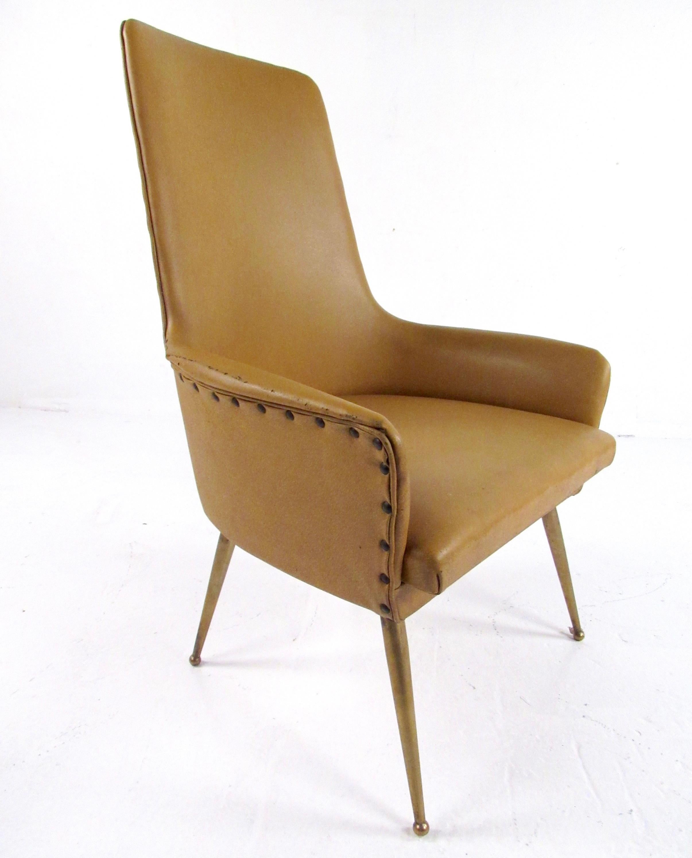 Pair of Italian Modern Side Chairs, circa 1950s 2