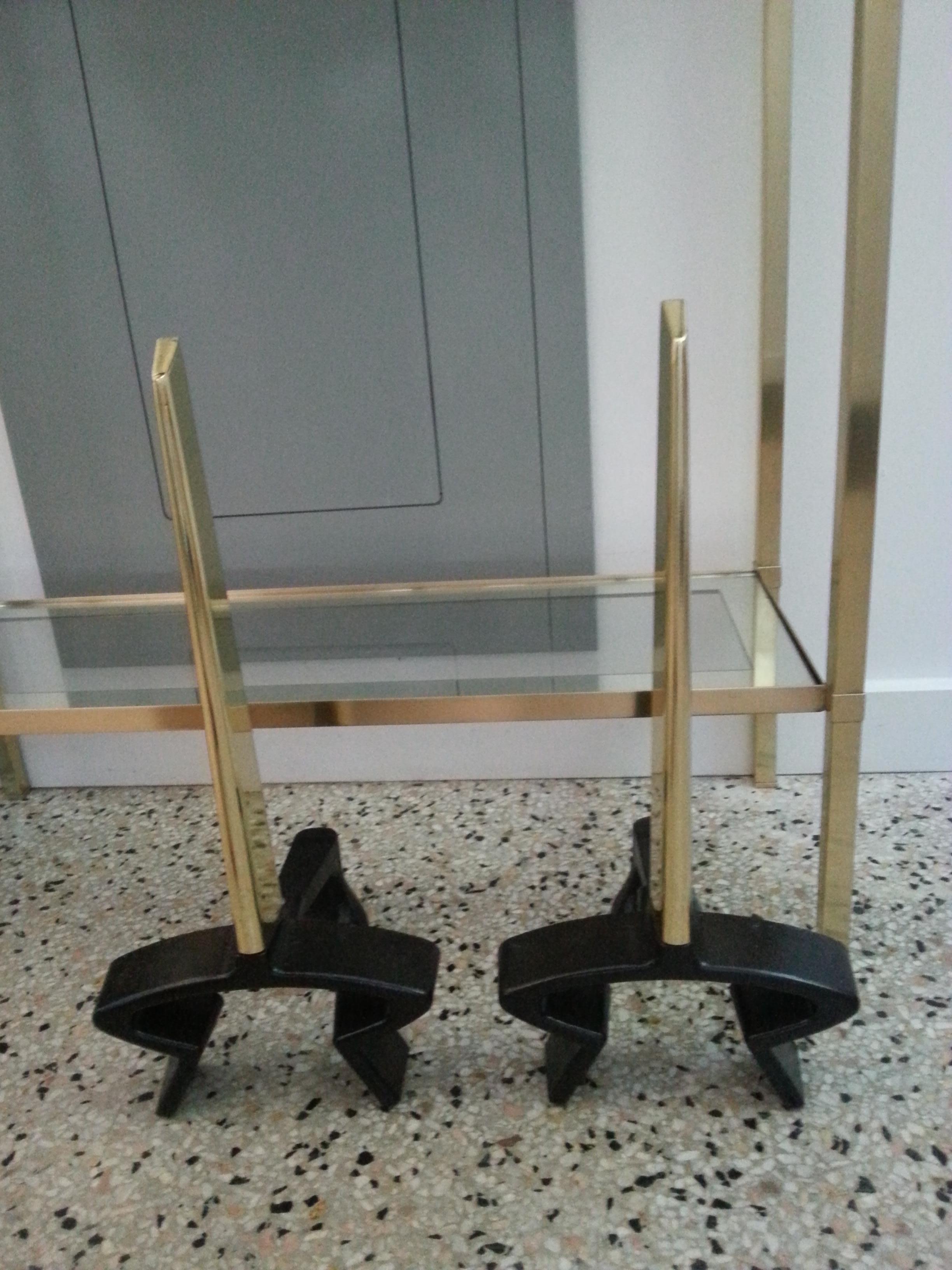 Brass Andirons For Sale 1
