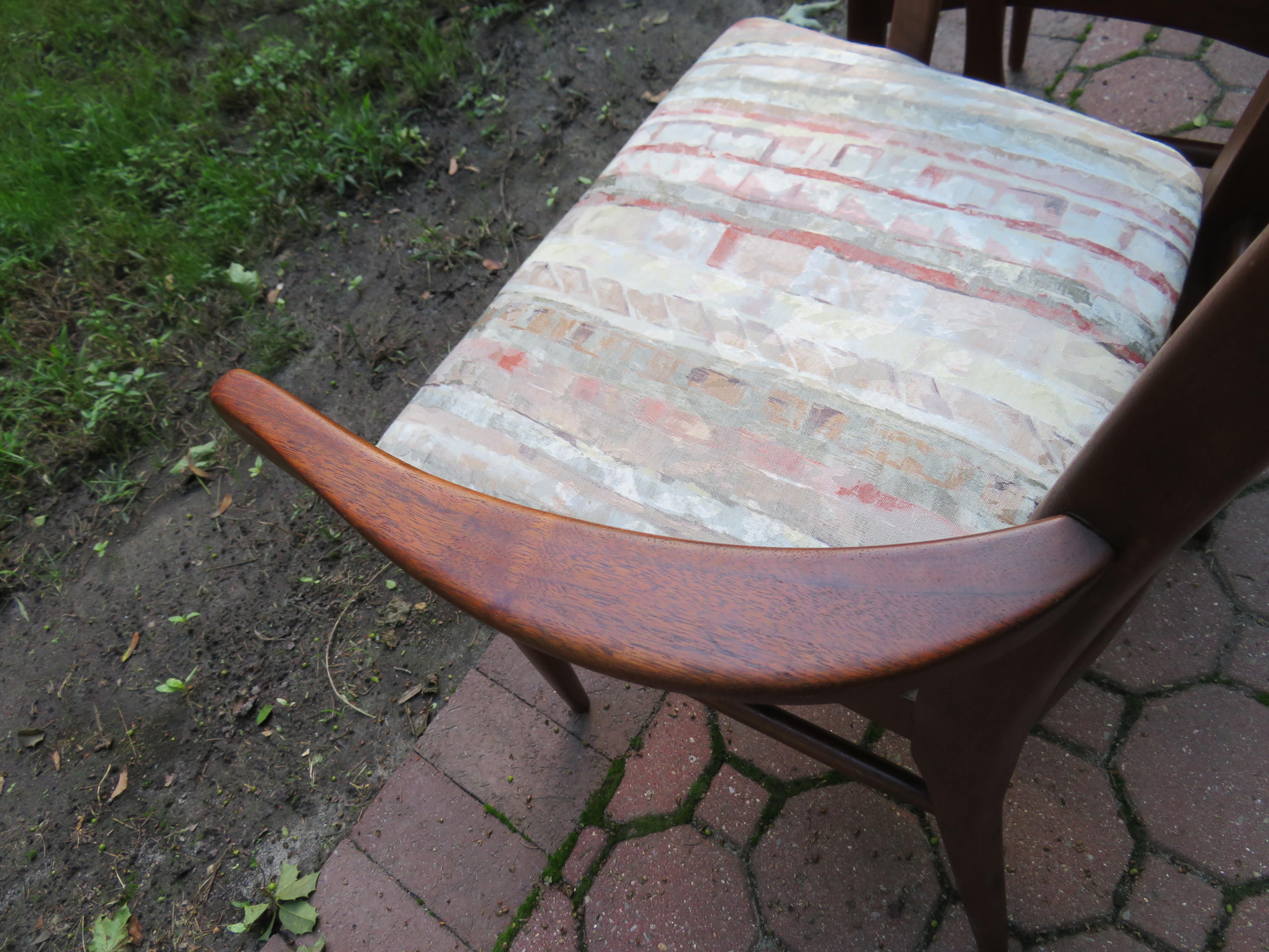 Set of Six Koefoeds Hornslet Teak Dining Chairs Midcentury Danish For Sale 2