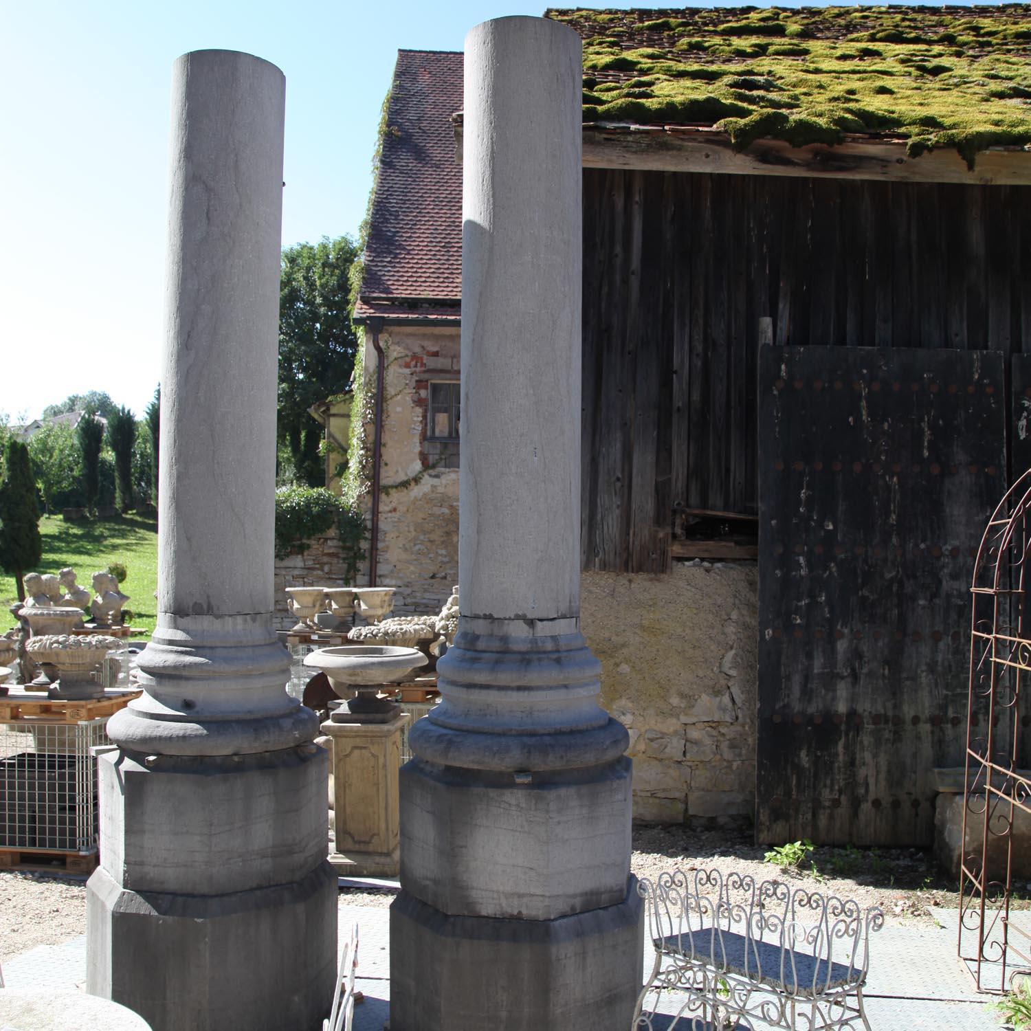 Monumental Pair of Columns For Sale 3