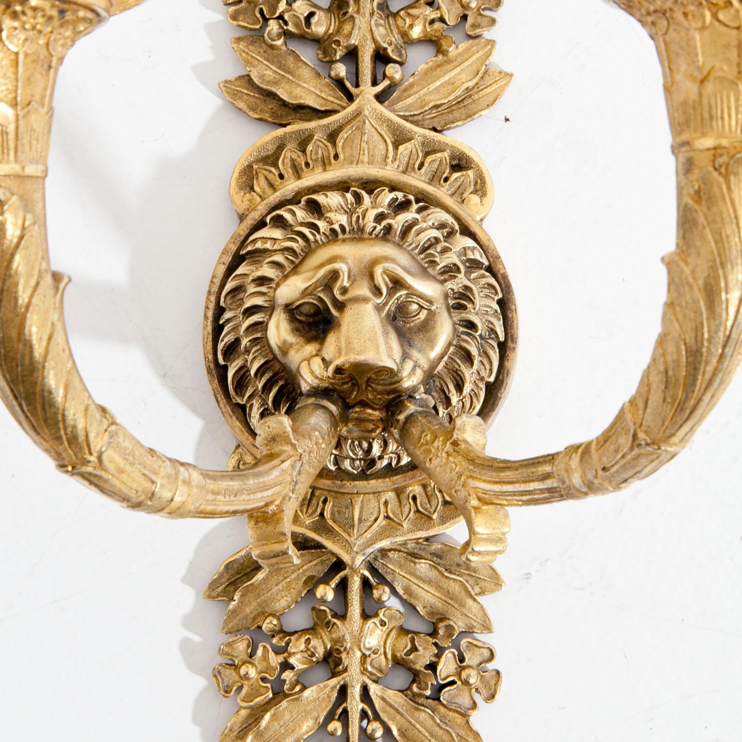 Gilt-Bronze Wall Appliques, France 3