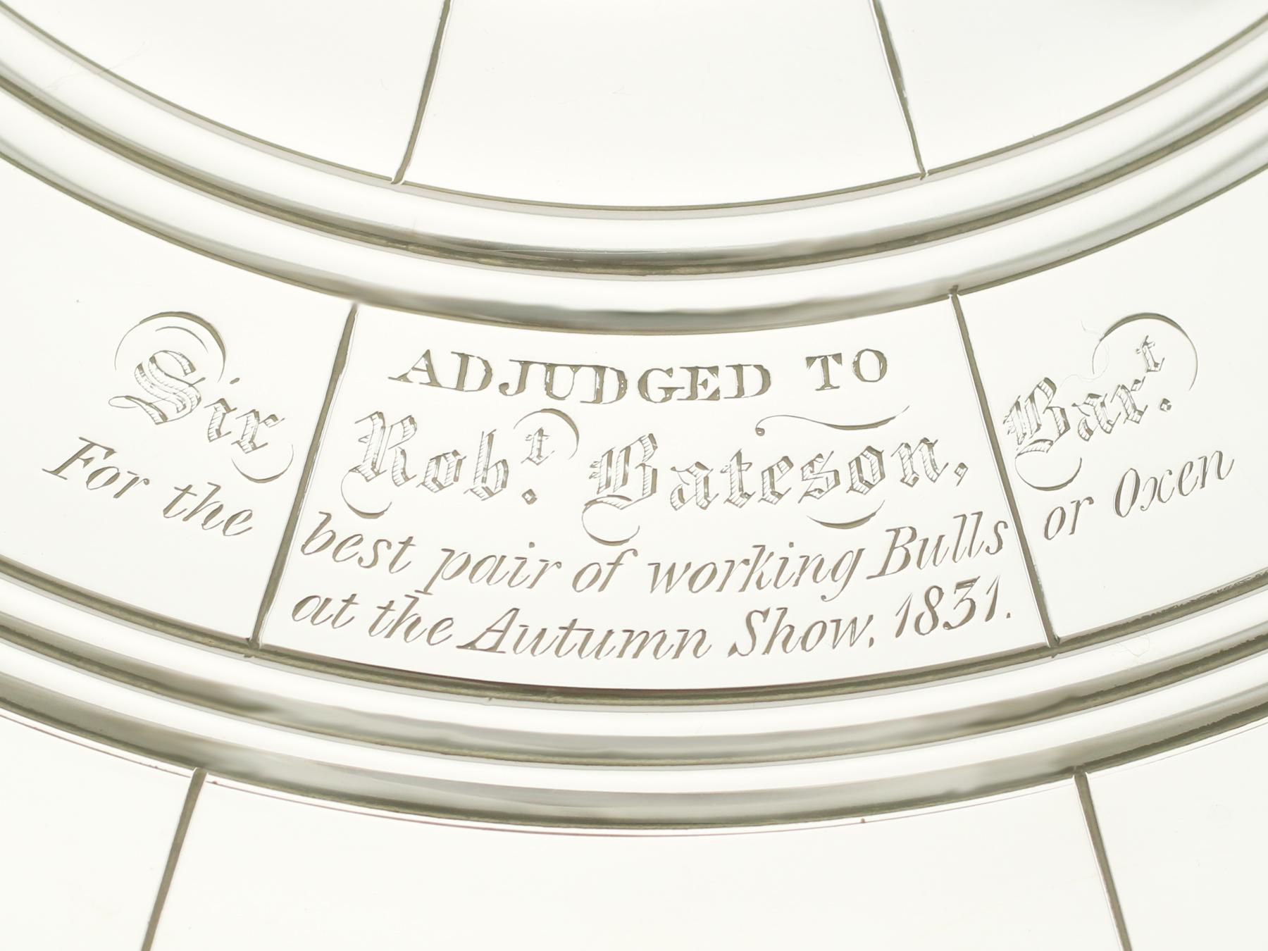 Sterling Silver Butter Dish and Cover, 1830s 3
